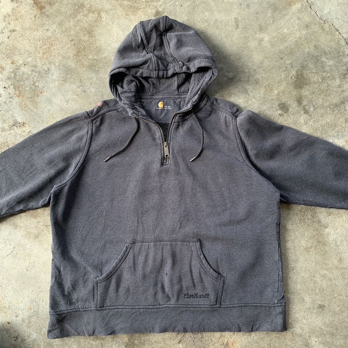 Carhartt Carhartt half zipper hoodie sweatshirt pull over Size US XXL / EU 58 / 5 - 5 Thumbnail