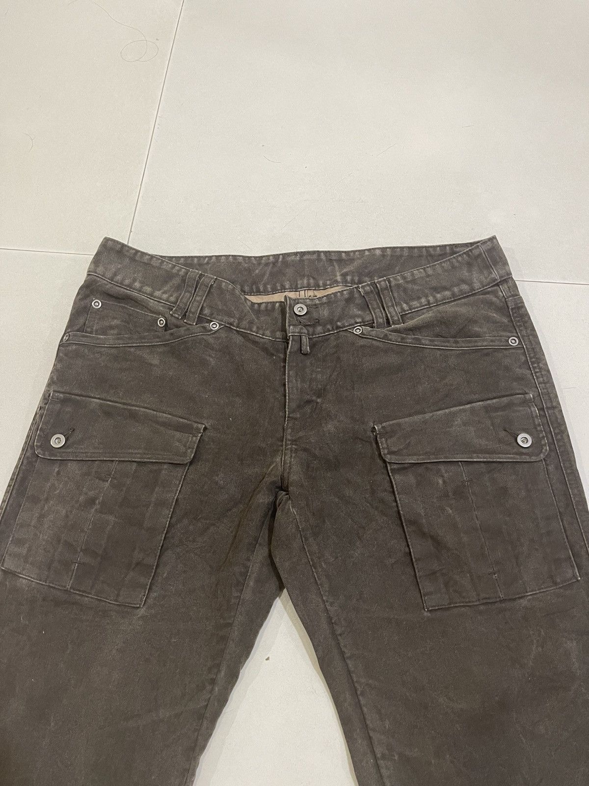 45rpm ❌SUMMER SALE❌ PANTS BY KENJI ITO PATCH POCKETS MOLE SKIN Size US 35 - 3 Thumbnail