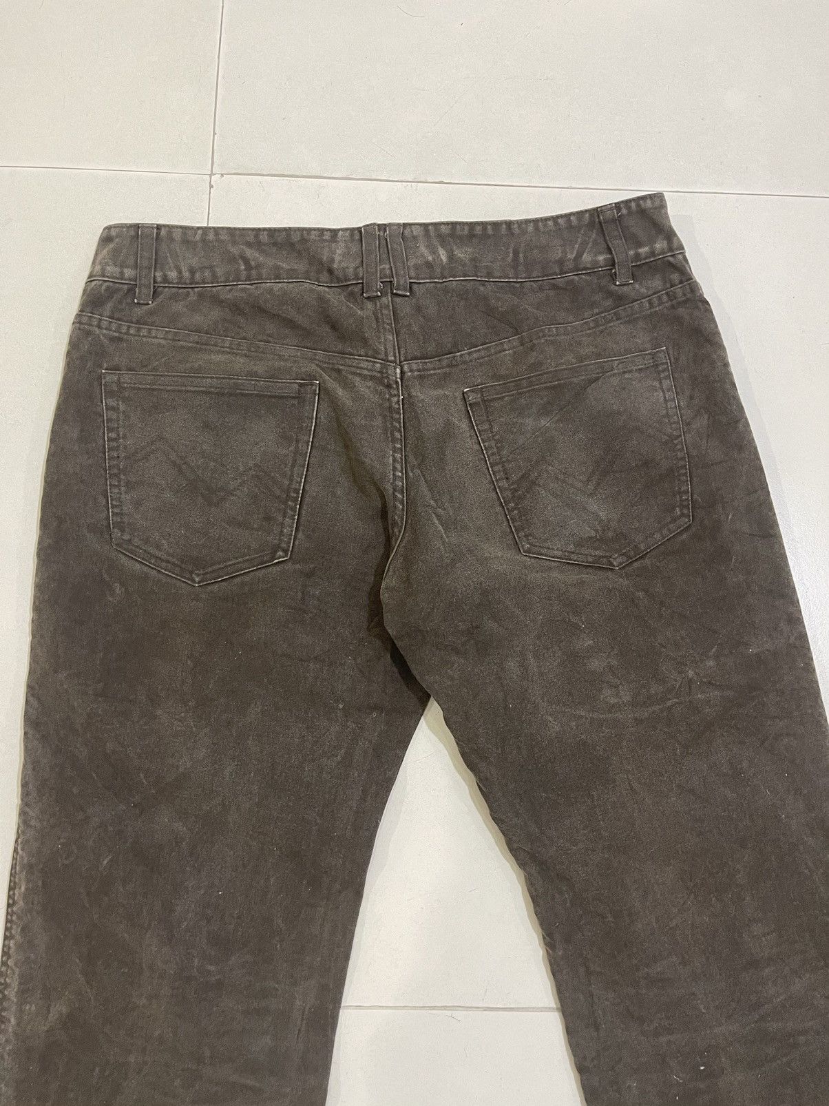 45rpm ❌SUMMER SALE❌ PANTS BY KENJI ITO PATCH POCKETS MOLE SKIN Size US 35 - 5 Thumbnail