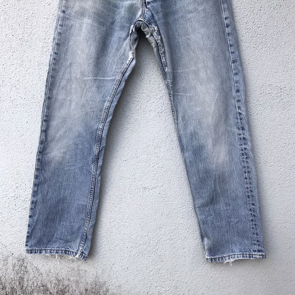 Levi's Vintage Levis 517 Denim Blue Wash Distressed Jeans Pants Size US 30 / EU 46 - 3 Thumbnail