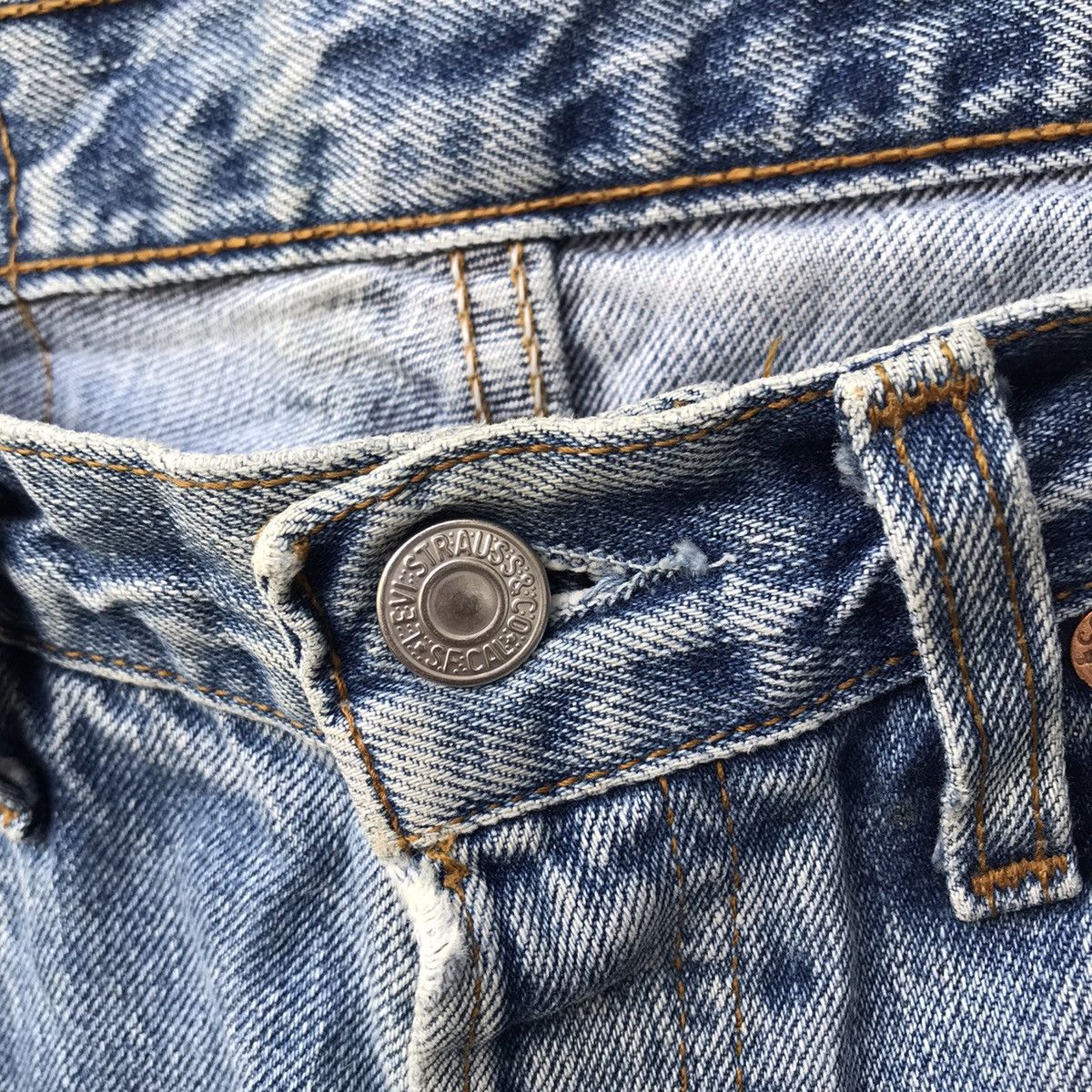 Levi's Vintage Levis 517 Denim Blue Wash Distressed Jeans Pants Size US 30 / EU 46 - 9 Thumbnail