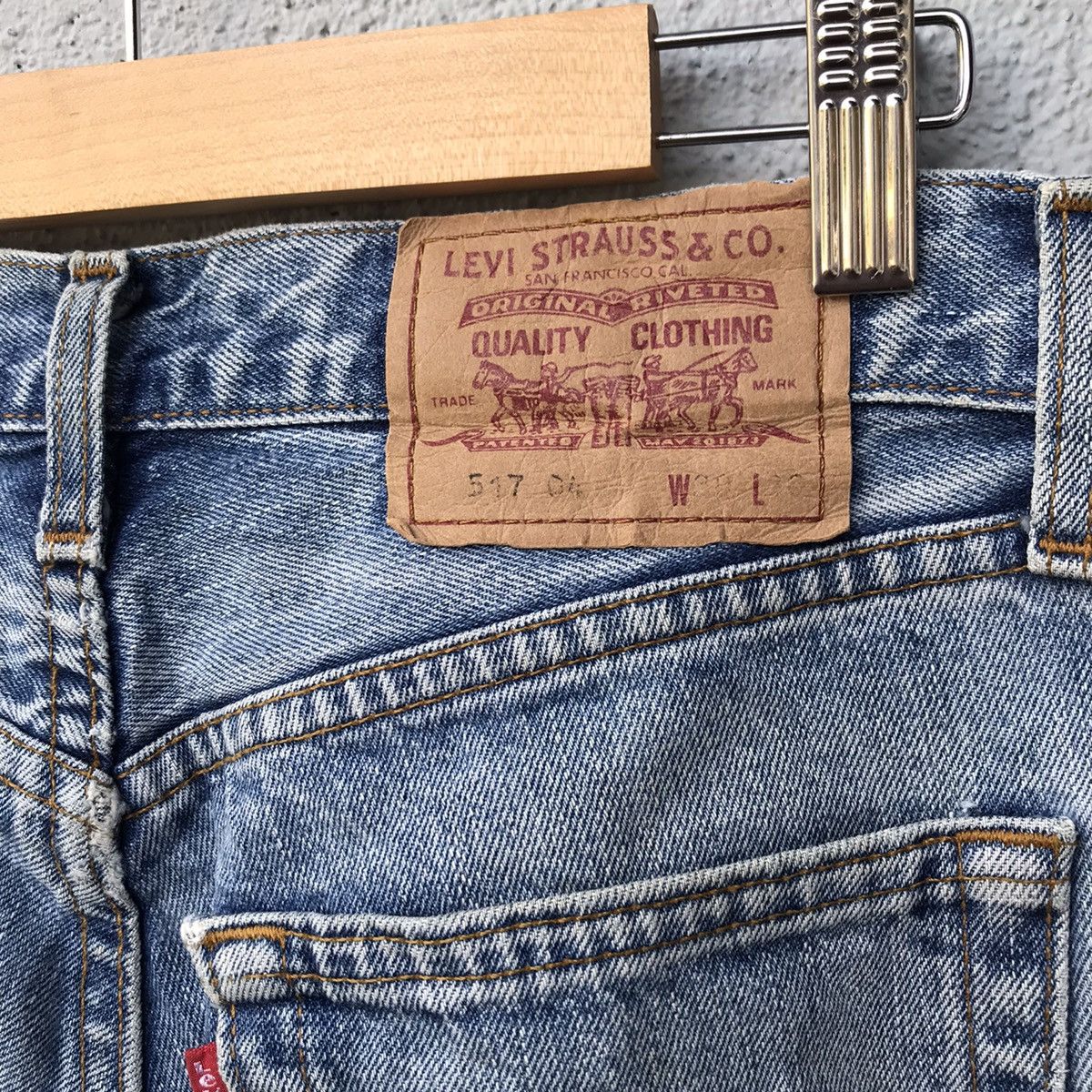 Levi's Vintage Levis 517 Denim Blue Wash Distressed Jeans Pants Size US 30 / EU 46 - 14 Thumbnail