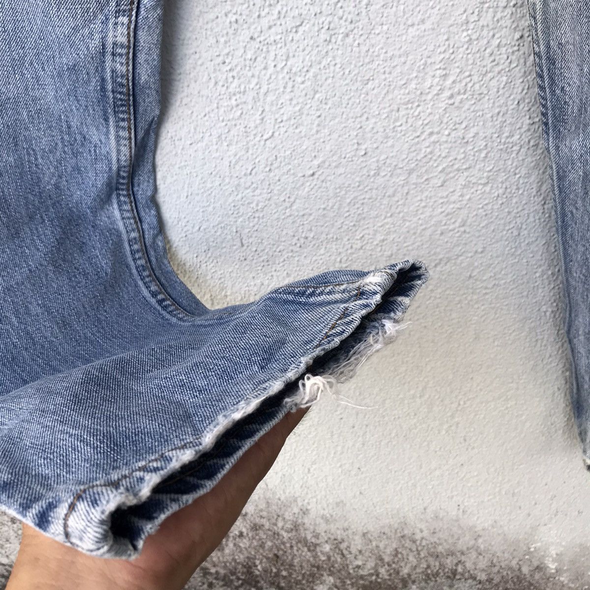 Levi's Vintage Levis 517 Denim Blue Wash Distressed Jeans Pants Size US 30 / EU 46 - 7 Thumbnail