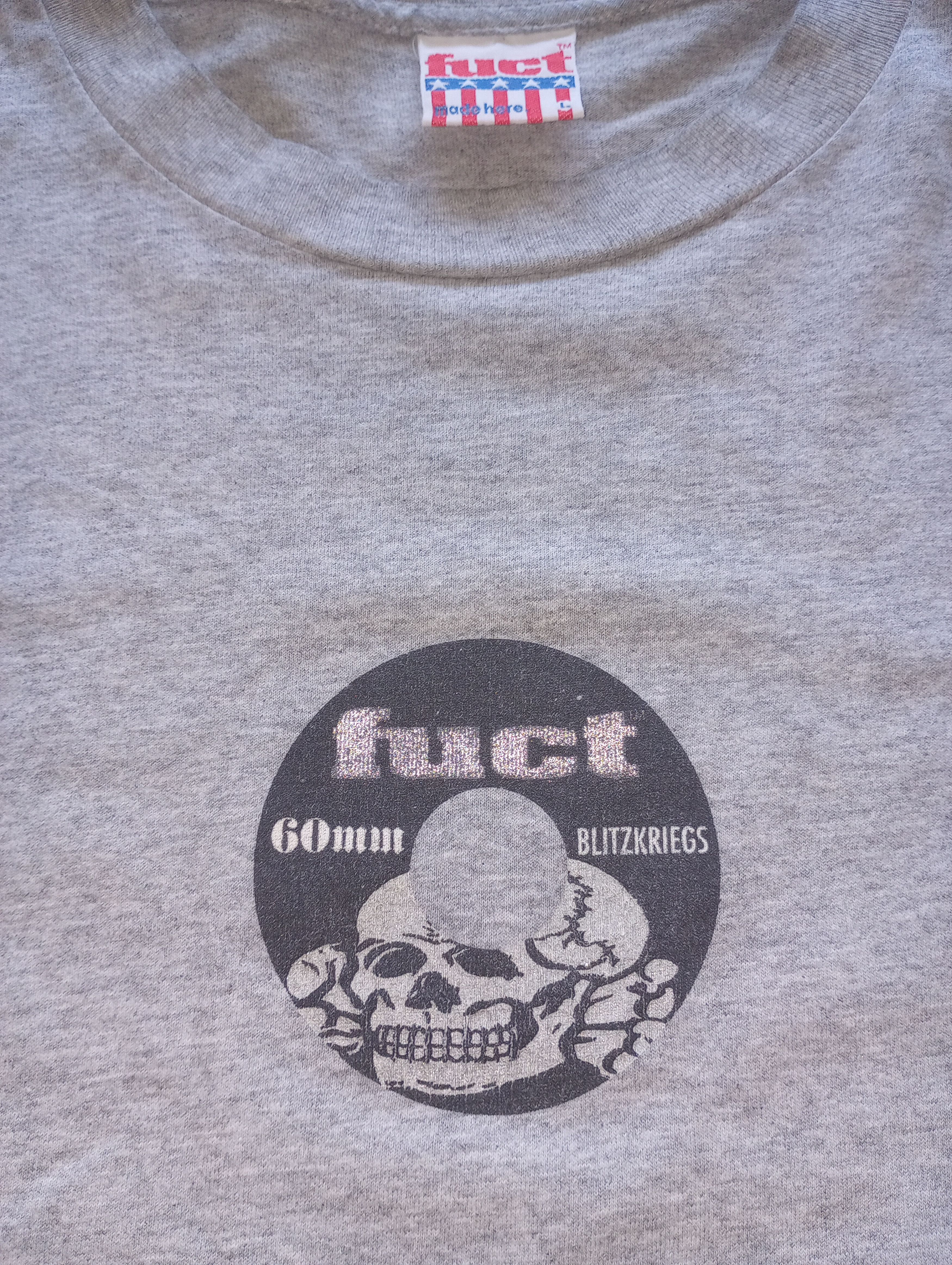 Fuct Vtg 90s OG FUCT 60mm Blitzkriegs 3M Skull Bones | Grailed