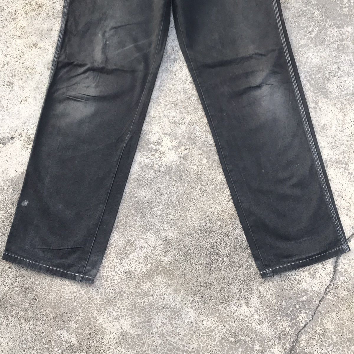 Japanese Brand Vintage Japan Big Born Trousers Faded Carpenter Pants Size US 31 - 3 Thumbnail