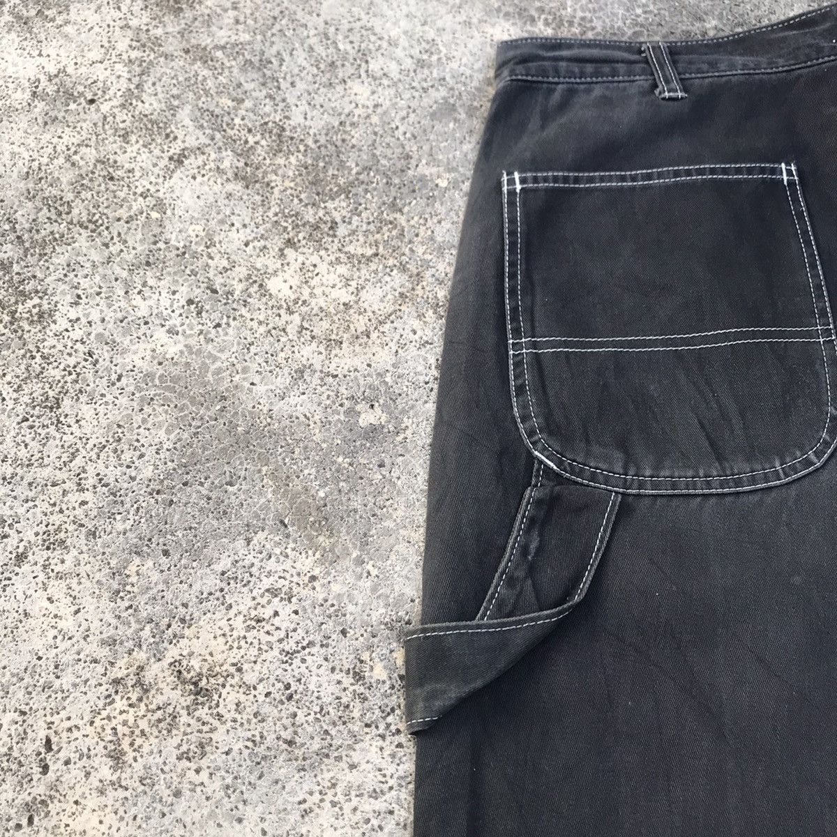 Japanese Brand Vintage Japan Big Born Trousers Faded Carpenter Pants Size US 31 - 13 Thumbnail