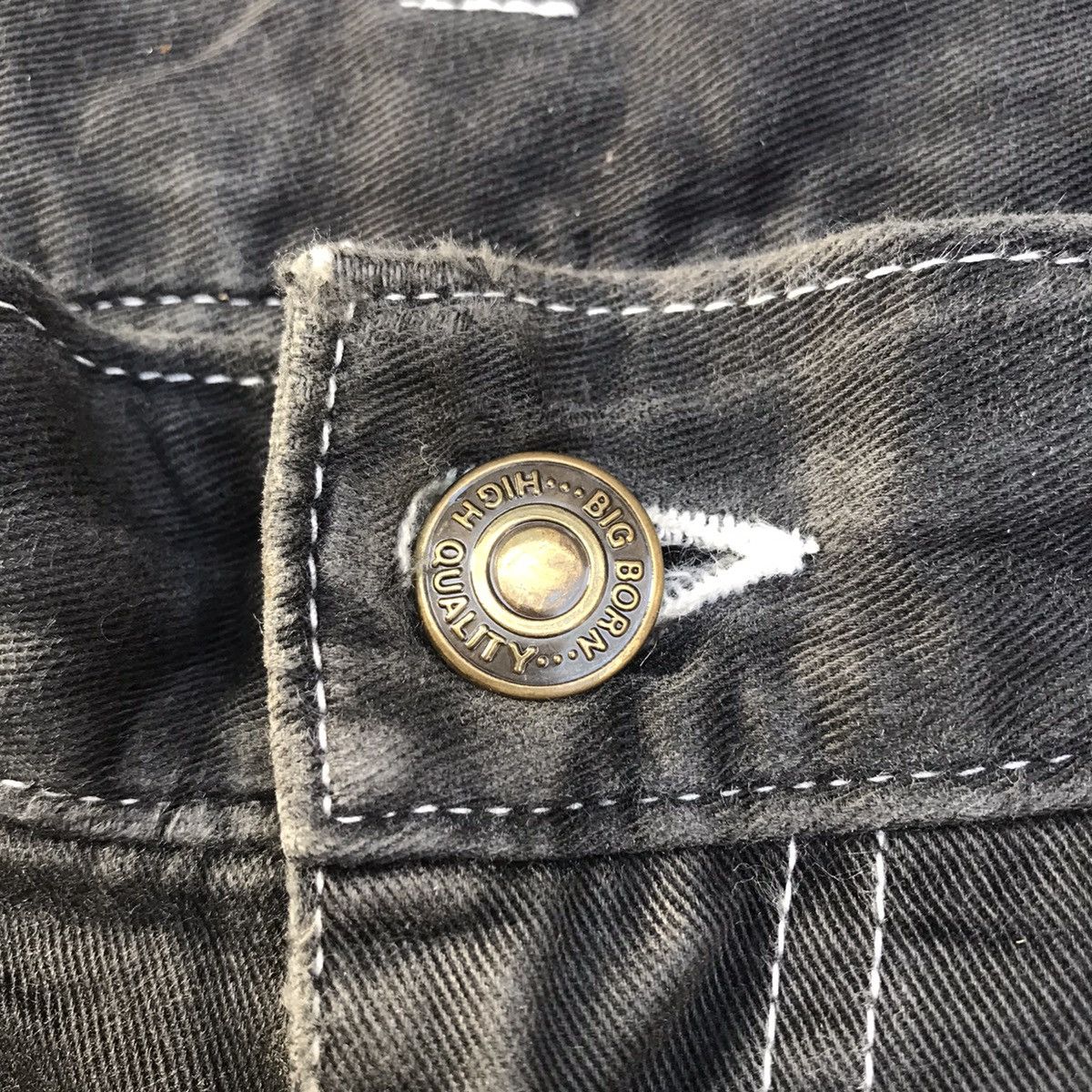 Japanese Brand Vintage Japan Big Born Trousers Faded Carpenter Pants Size US 31 - 6 Thumbnail