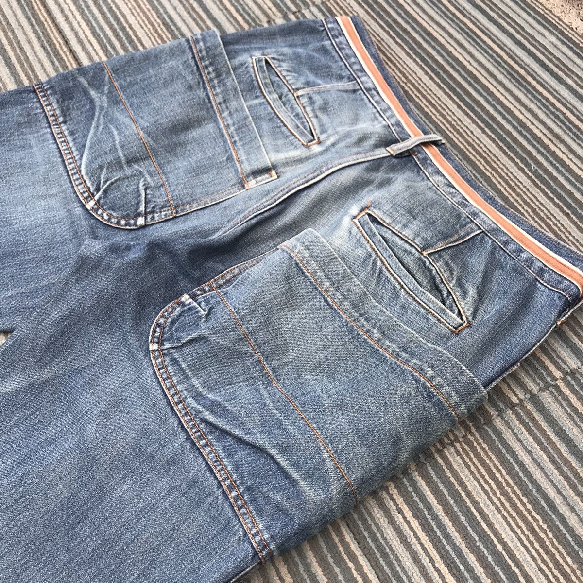 Japanese Brand Vintage Denim Big Pocket Tactical Cargo Bush Pants Jeans Size US 32 / EU 48 - 12 Thumbnail