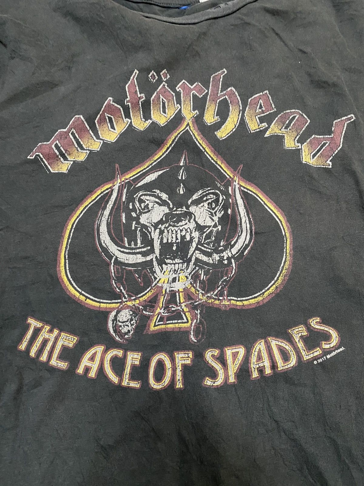 Band Tees THE ACE OF SPADES BY MOTORHEAD 2017 x DISTRESSED Size US M / EU 48-50 / 2 - 3 Thumbnail
