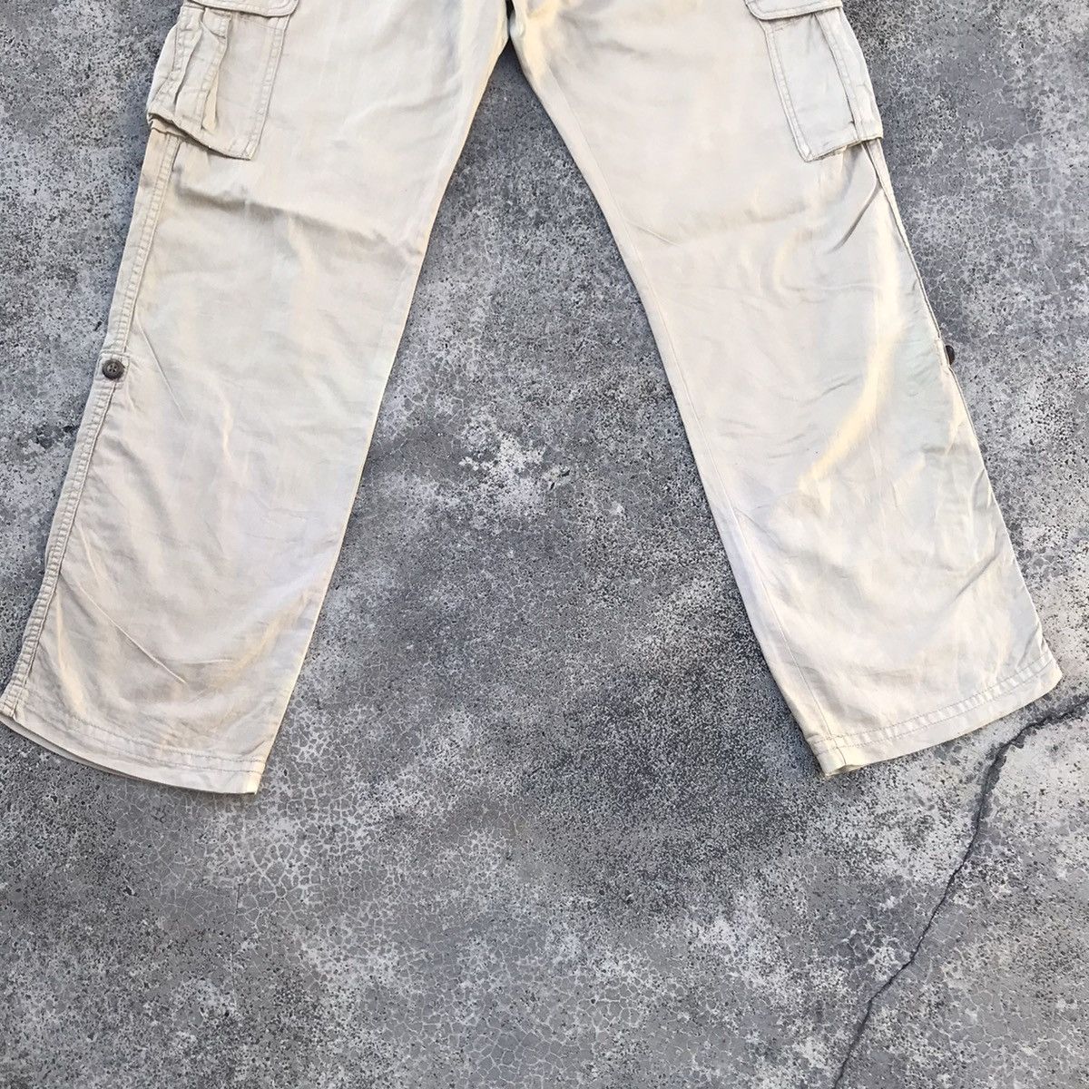 Japanese Brand Vintage Japanese Brand HBT Faded Tactical Cargo Pants Size US 33 - 3 Thumbnail