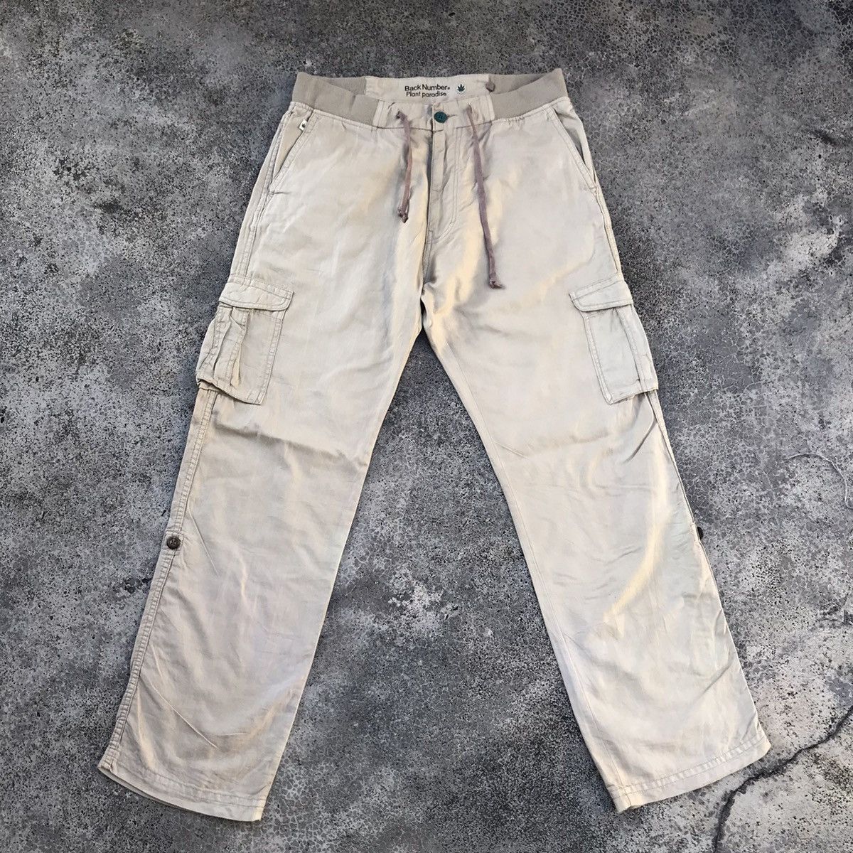 Japanese Brand Vintage Japanese Brand HBT Faded Tactical Cargo Pants Size US 33 - 1 Thumbnail