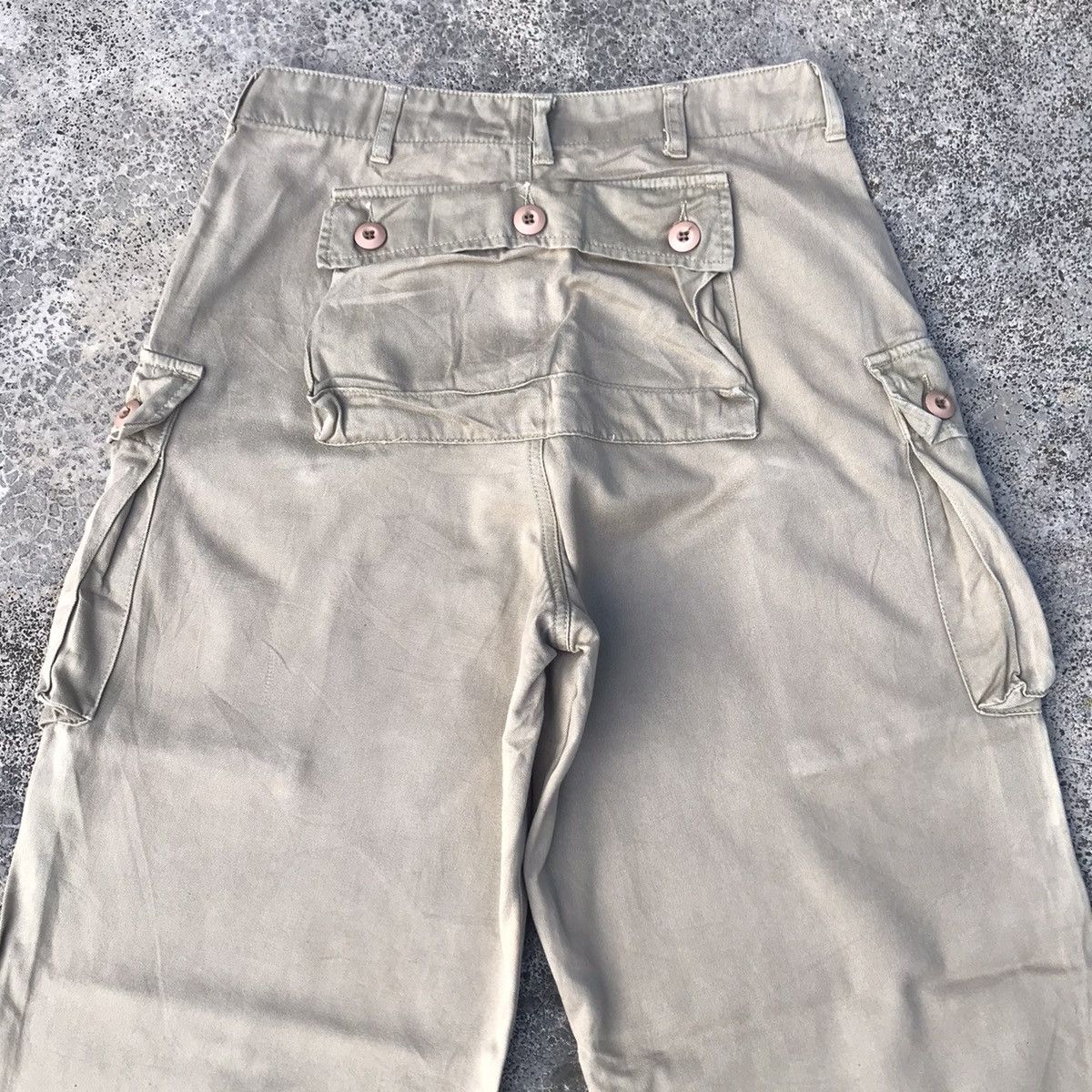 Japanese Brand Vintage Japanese Brand Baggy Tactical Cargo Monkey Pants Size US 27 - 15 Thumbnail