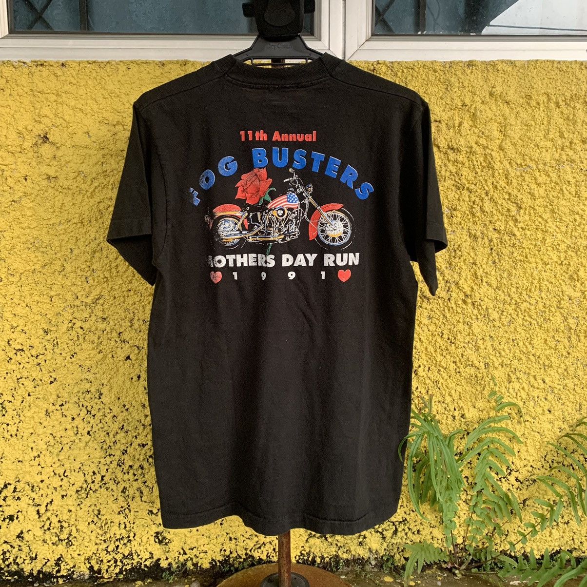 Vintage 11th Annual FOG Busters Mother Day Run 1991 pocket tee Size US S / EU 44-46 / 1 - 5 Thumbnail
