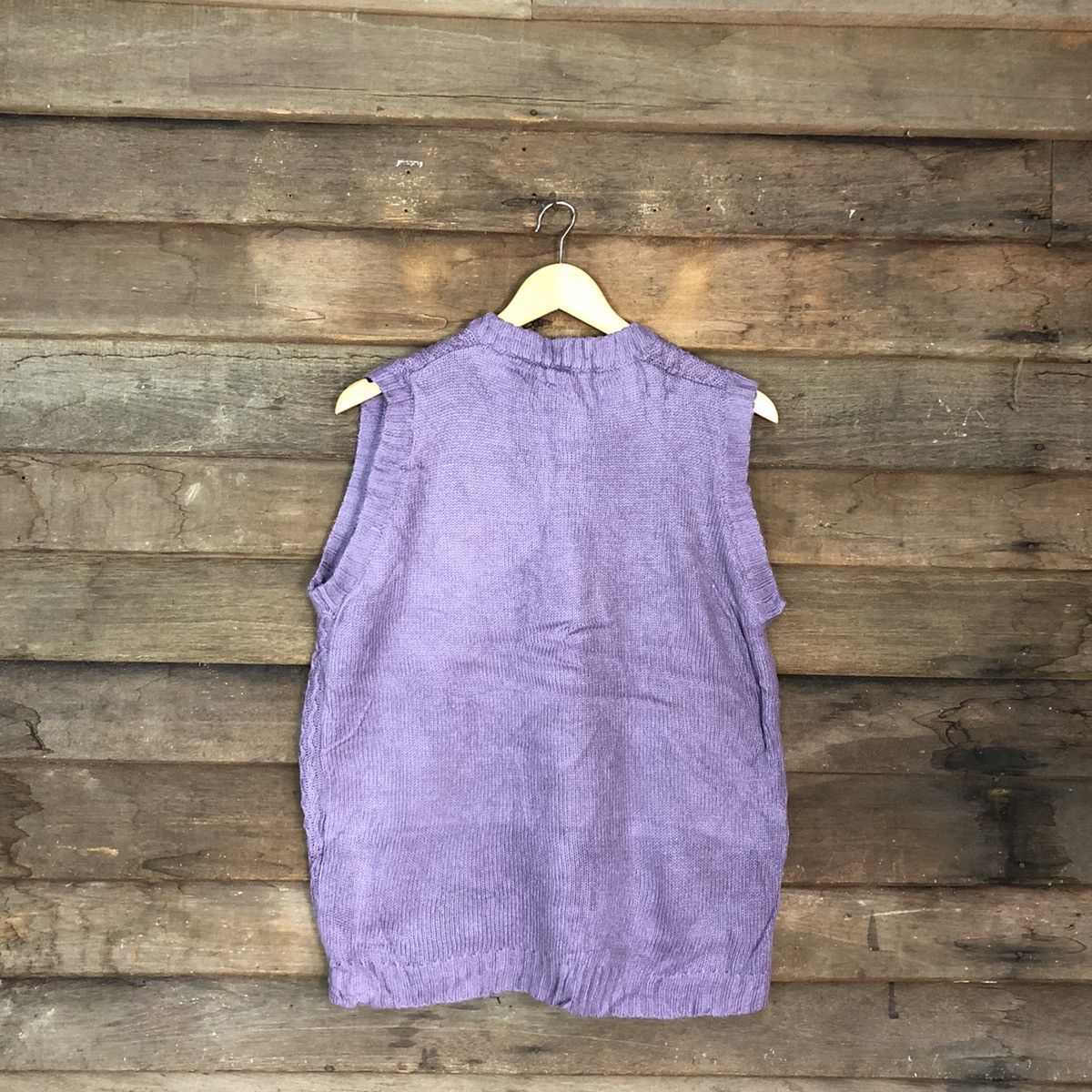 Other VEN Shag Double Pocket Mohair Button Vest Cardigan Sweater Size M / US 6-8 / IT 42-44 - 9 Thumbnail
