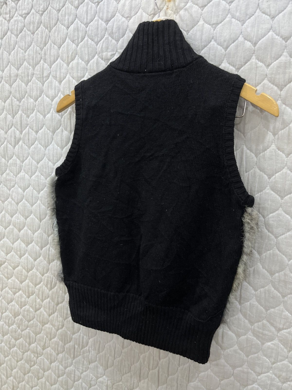 Japanese Brand (Zzz). UN DIX CORS RABBIT FUR VEST Size S / US 4 / IT 40 - 7 Thumbnail