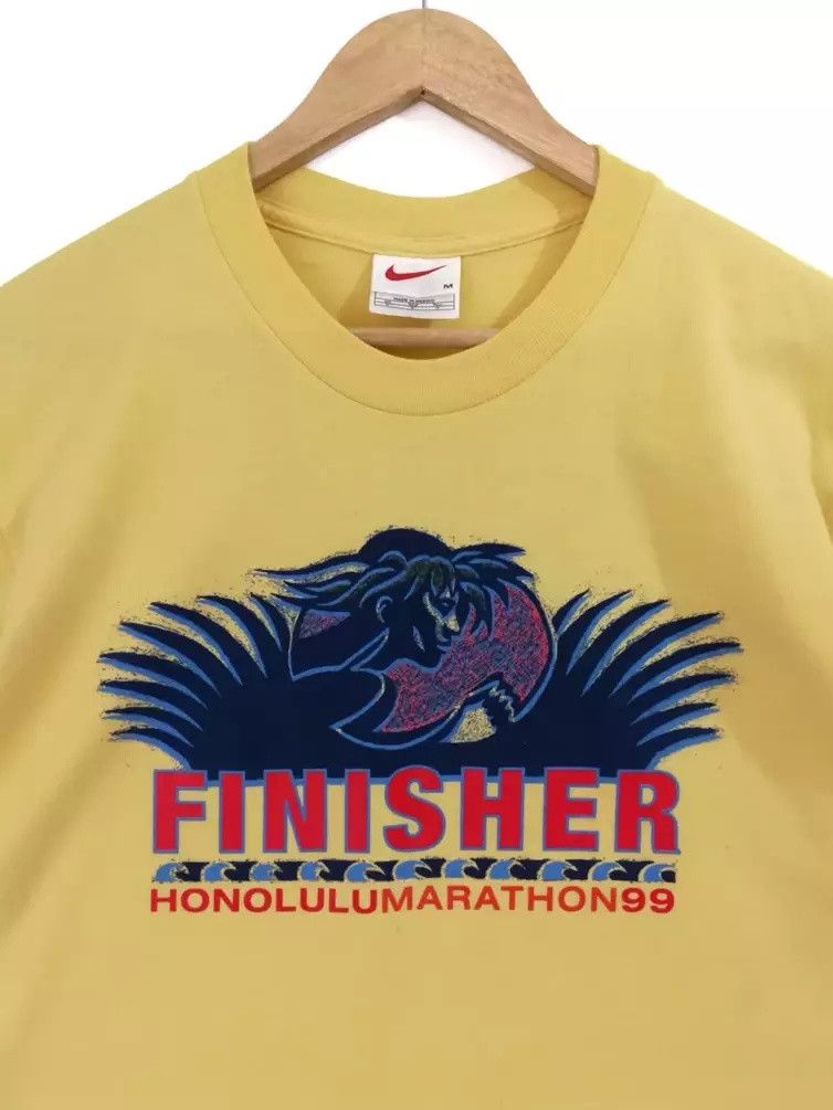 Nike × Vintage Vintage 90s nike honolulu marathon tee 99 Size US M / EU 48-50 / 2 - 3 Thumbnail