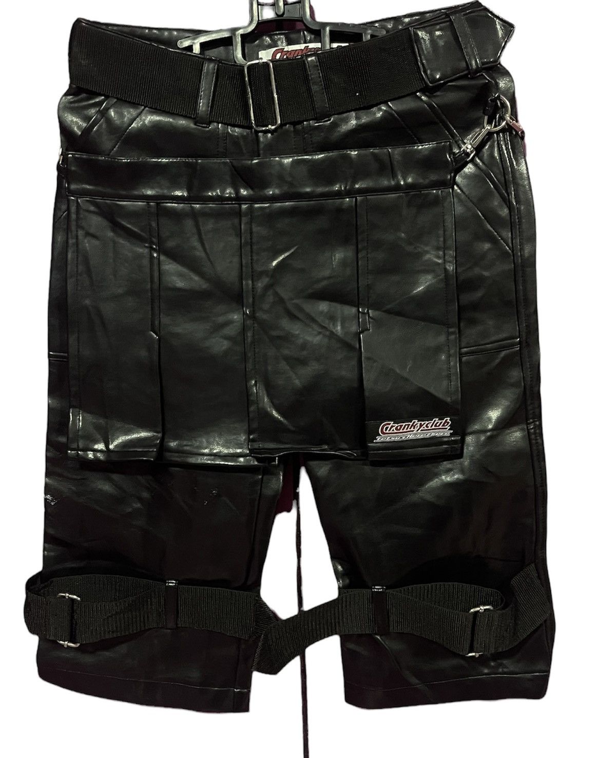 image of Cranky Club Bondage Zipper Short Pants Japan in Black, Men's (Size 28)