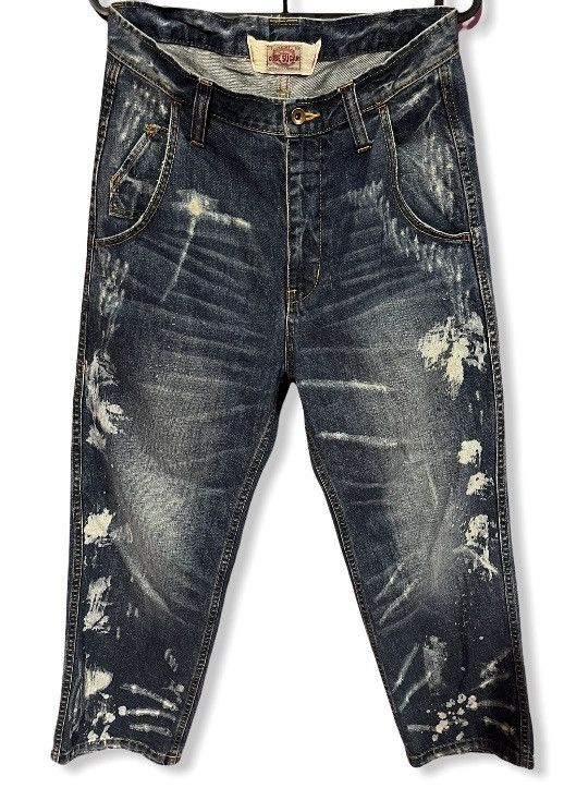 Japanese Brand CUBE SUGAR JEANS DISTRESS DESIGNER JAPAN Size US 31 - 1 Thumbnail