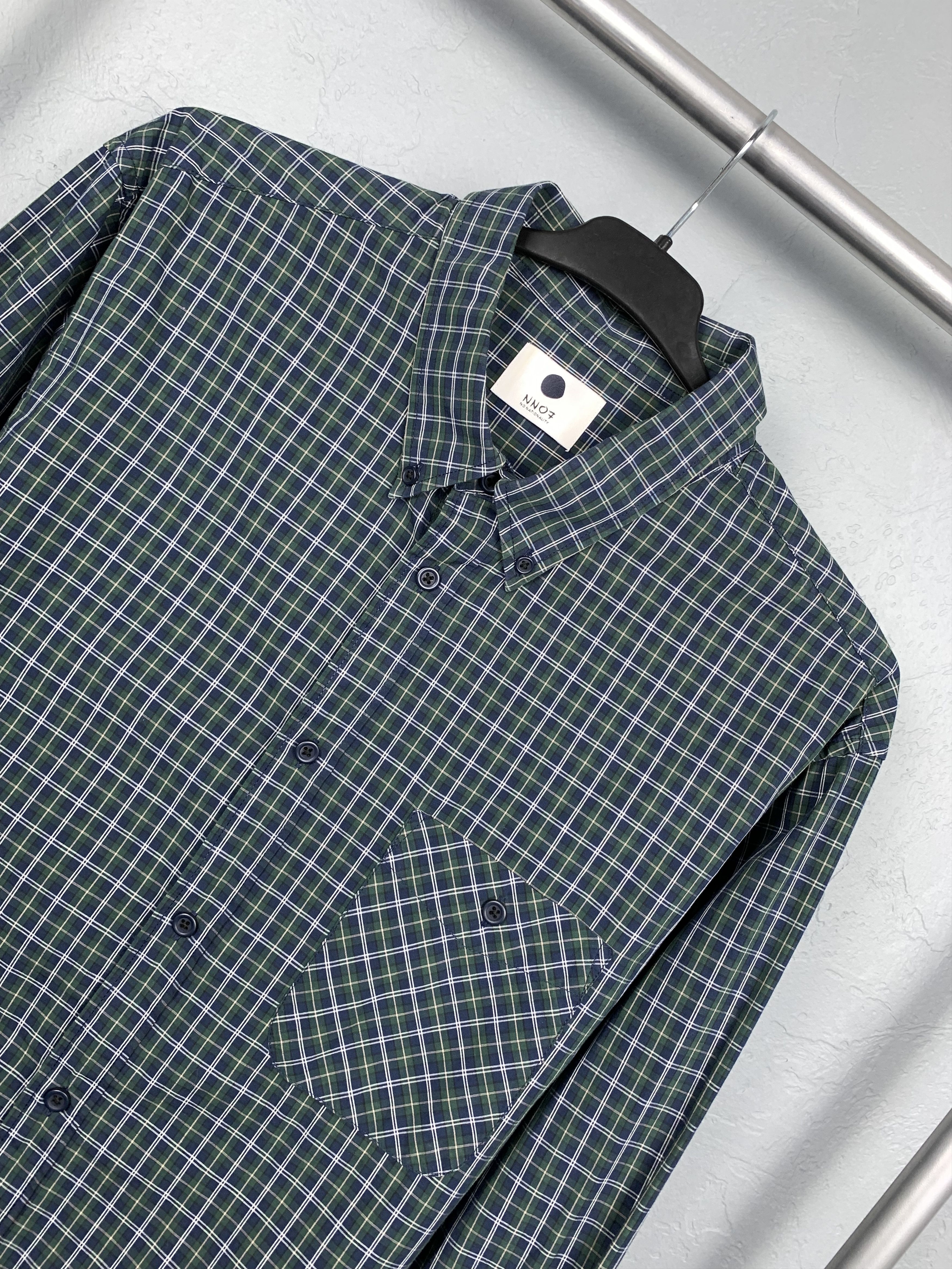 NN07 Nn07 No Nationality Vintage Mens Long Sleeve Plaid Shirt Size US XL / EU 56 / 4 - 2 Thumbnail
