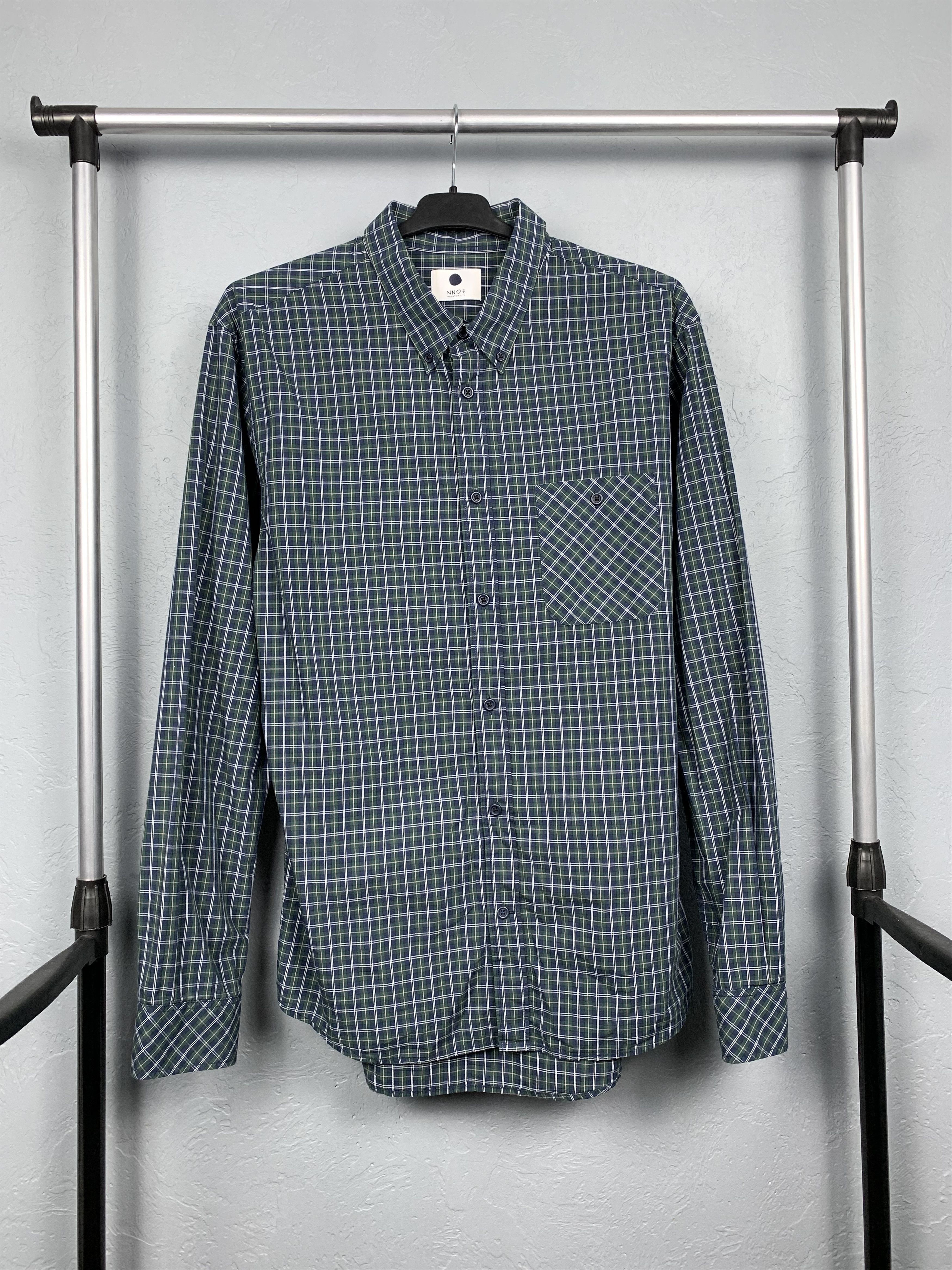 NN07 Nn07 No Nationality Vintage Mens Long Sleeve Plaid Shirt Size US XL / EU 56 / 4 - 1 Thumbnail