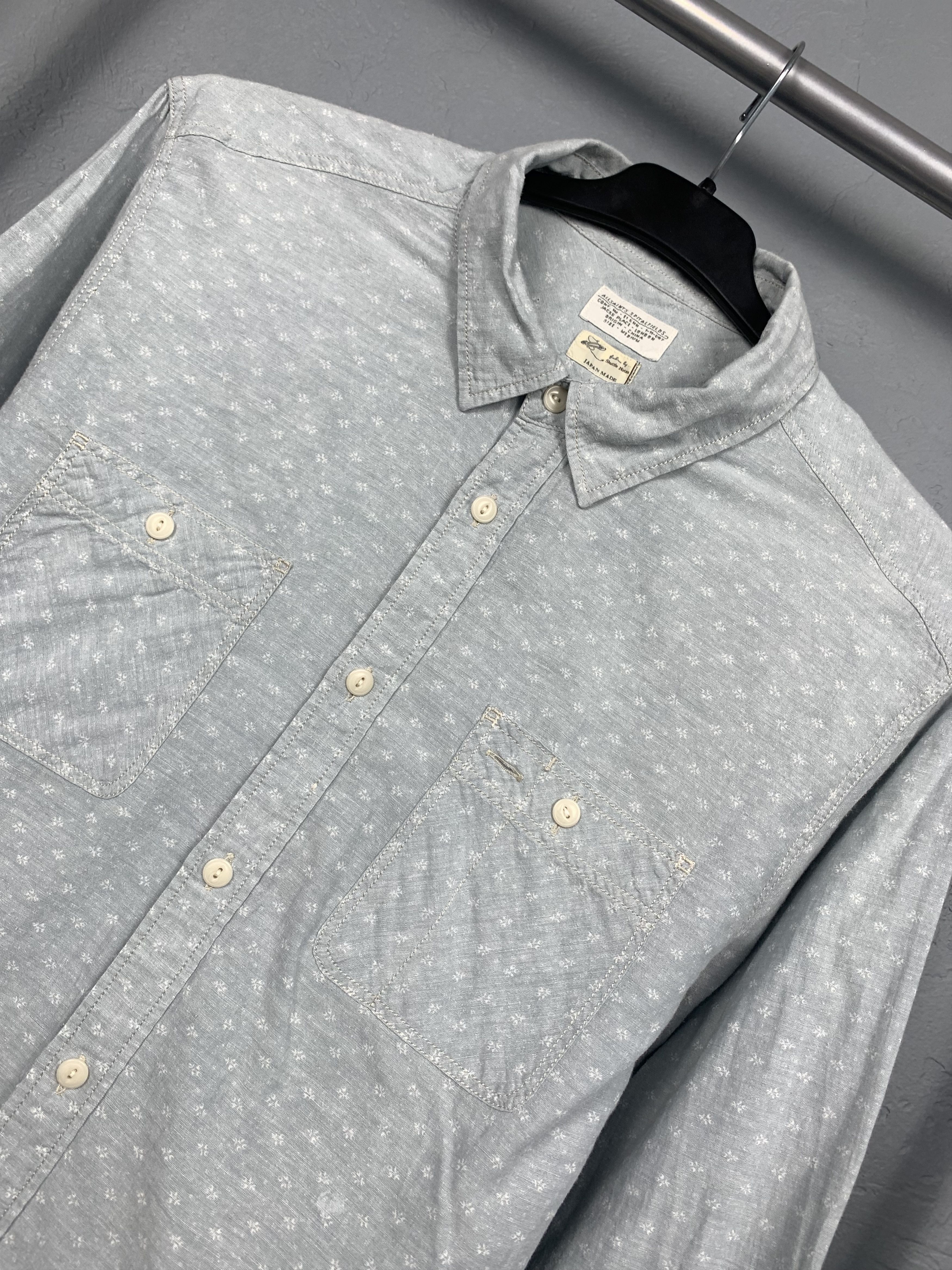 Allsaints AllSaints Graceland Mens Long Sleeve Shirt Japan Made Fabric Size US M / EU 48-50 / 2 - 2 Thumbnail