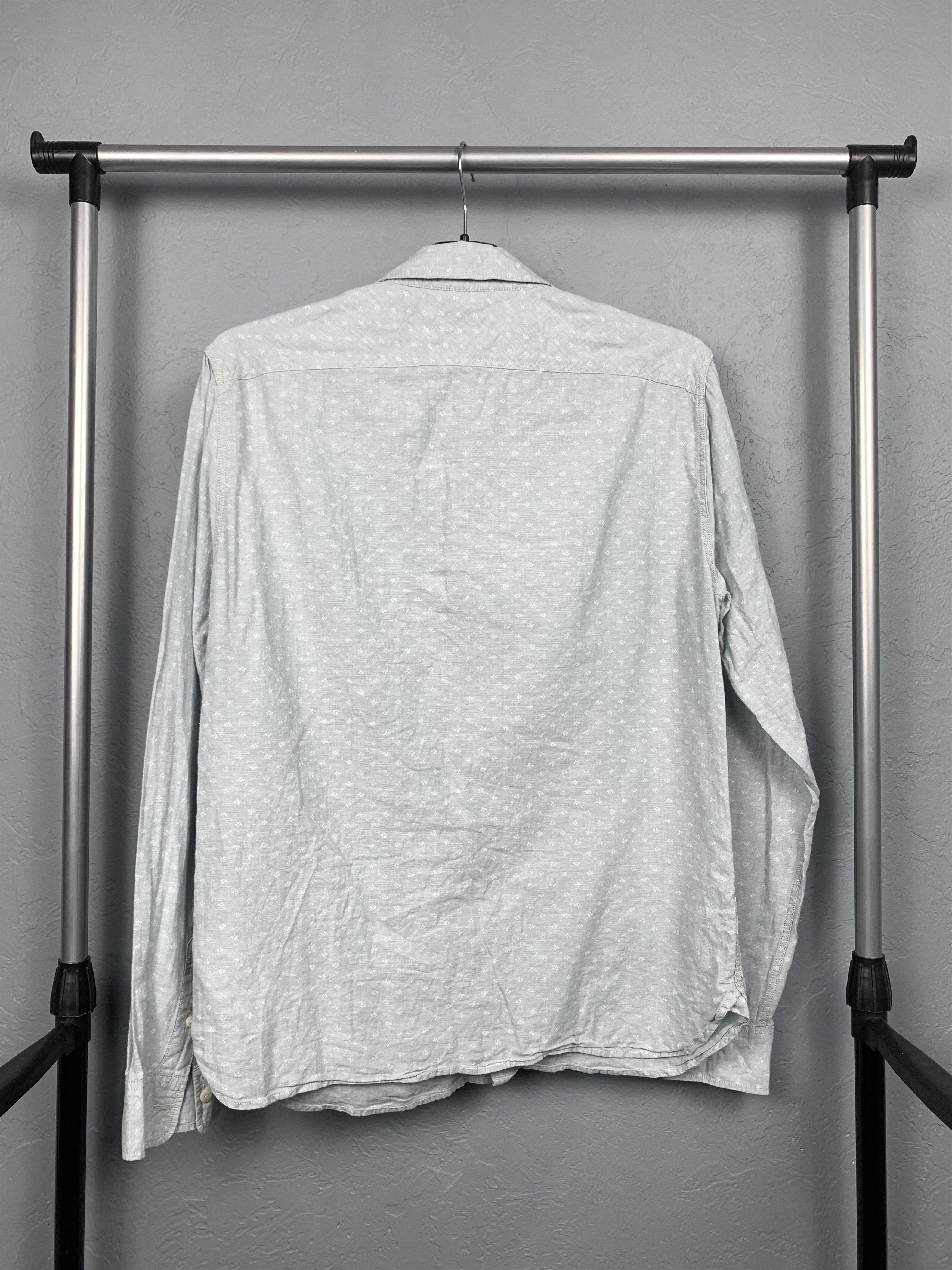 Allsaints AllSaints Graceland Mens Long Sleeve Shirt Japan Made Fabric Size US M / EU 48-50 / 2 - 6 Thumbnail