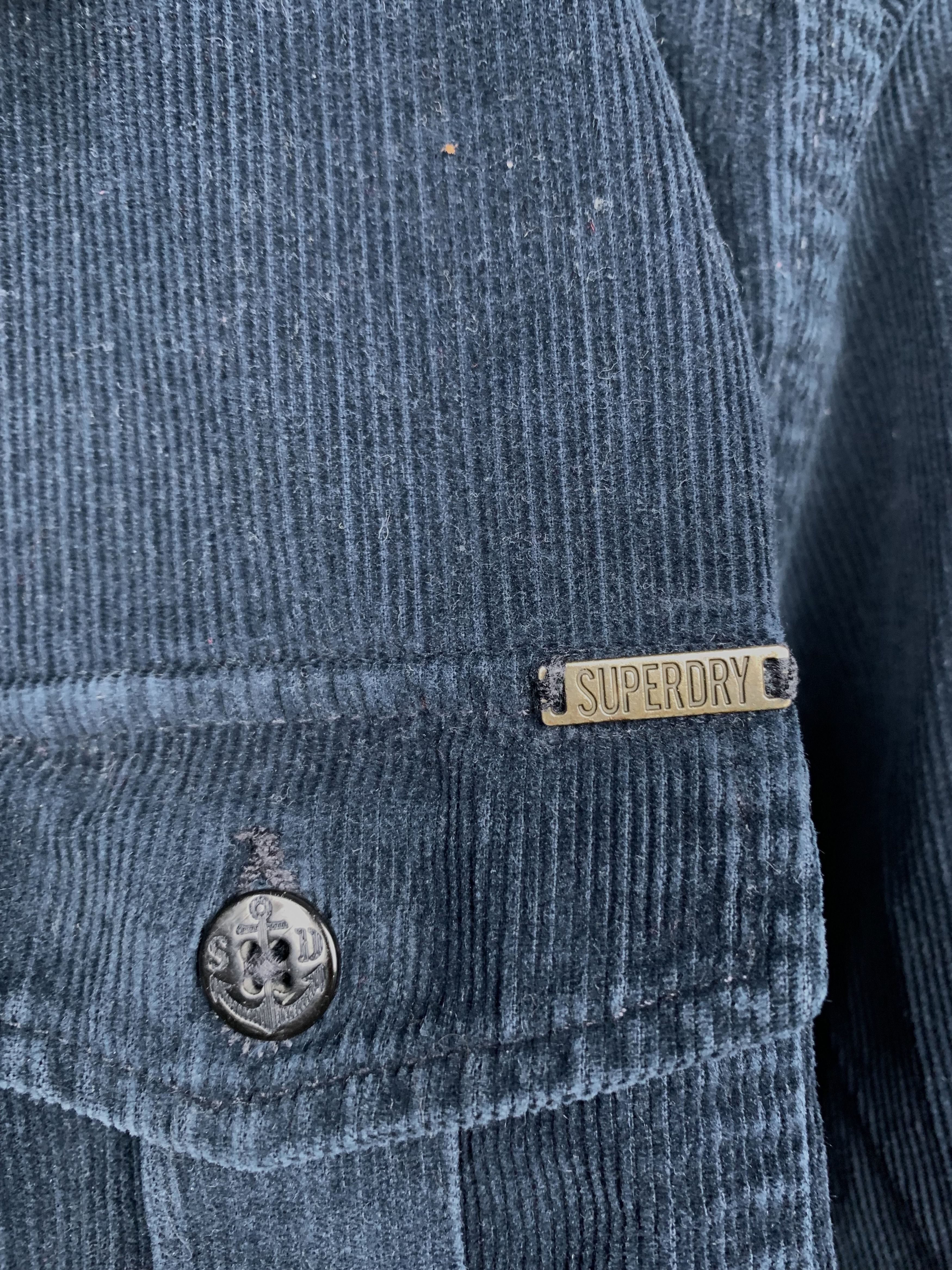 Flannel × Superdry Superdry Vintage Corduroy Flannel Overshirt Shirt Size US S / EU 44-46 / 1 - 3 Thumbnail