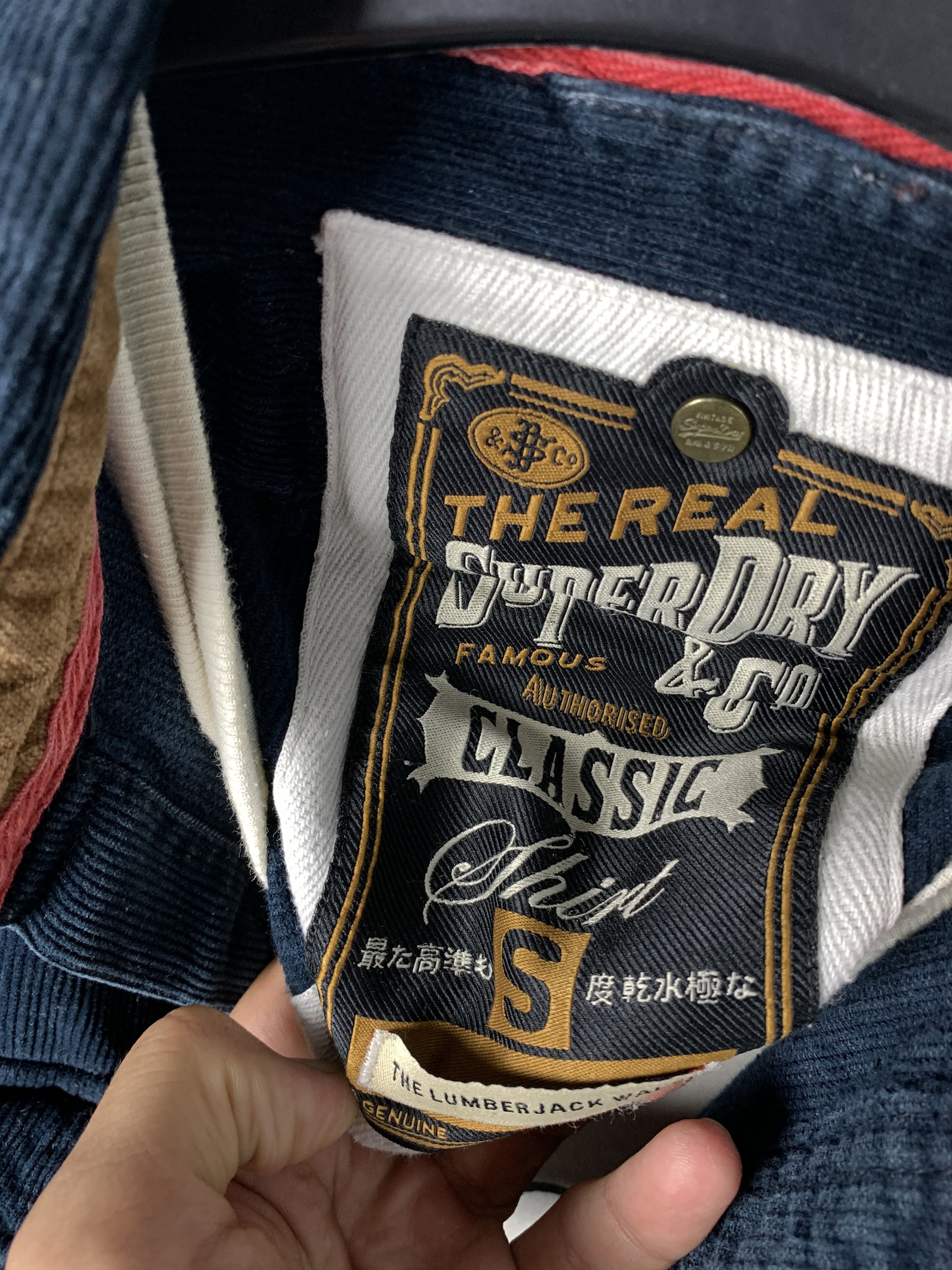 Flannel × Superdry Superdry Vintage Corduroy Flannel Overshirt Shirt Size US S / EU 44-46 / 1 - 4 Thumbnail