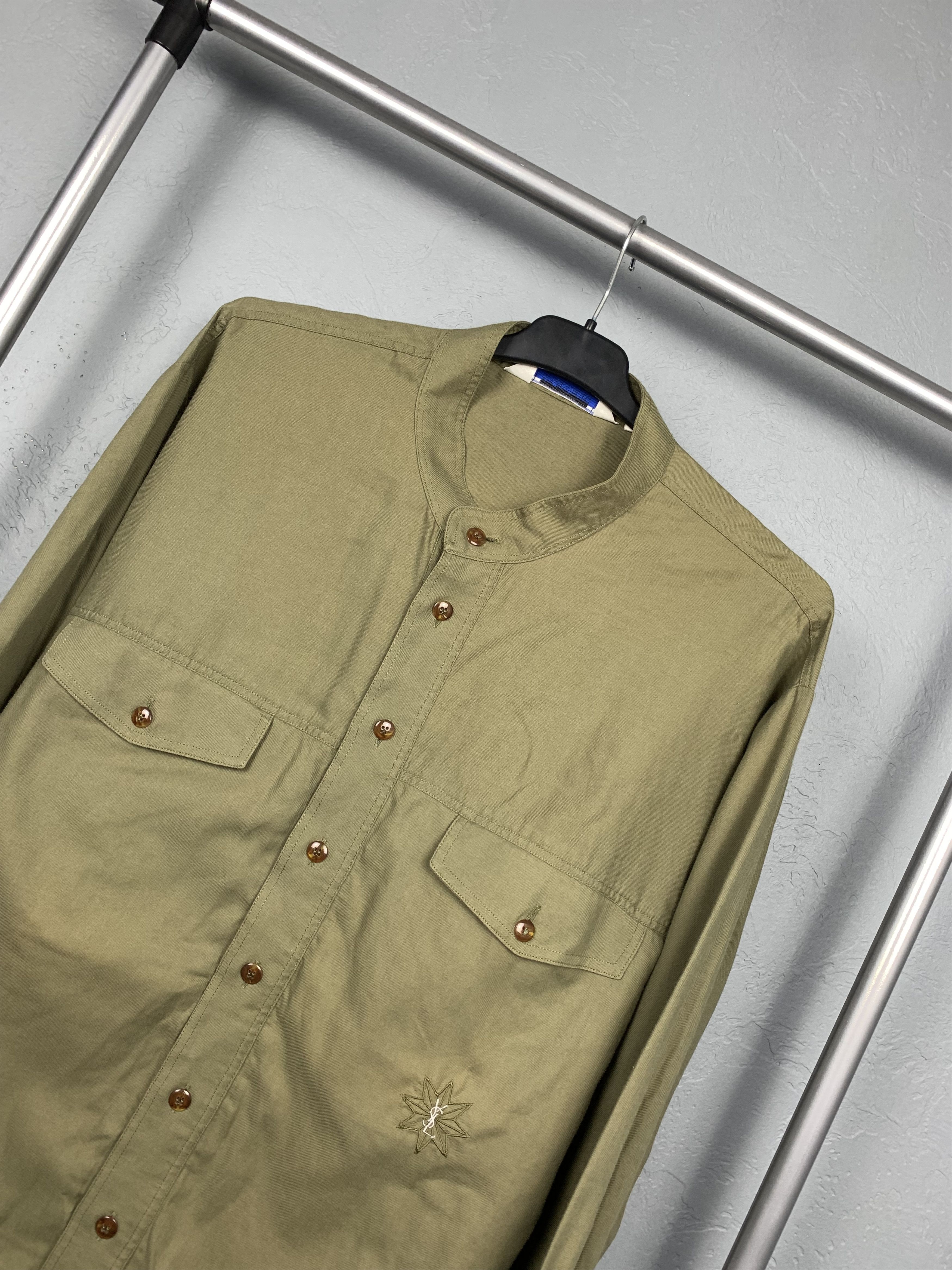 Yves Saint Laurent Yves Saint Laurent YSL Vintage Mens Shirt Overshirt Size US XL / EU 56 / 4 - 2 Thumbnail