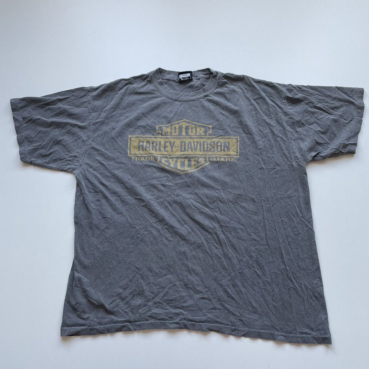 Harley Davidson Vintage Harley Davidson t shirt grey single stitch Size US XL / EU 56 / 4 - 1 Thumbnail