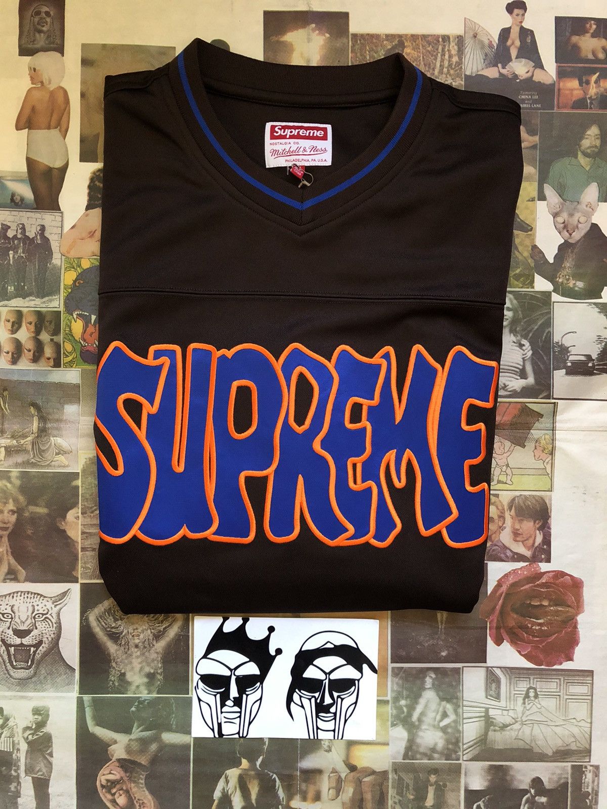 Supreme, Shirts, Dead Stock Authentic Supreme Mitchell Ness Basketball  Jersey