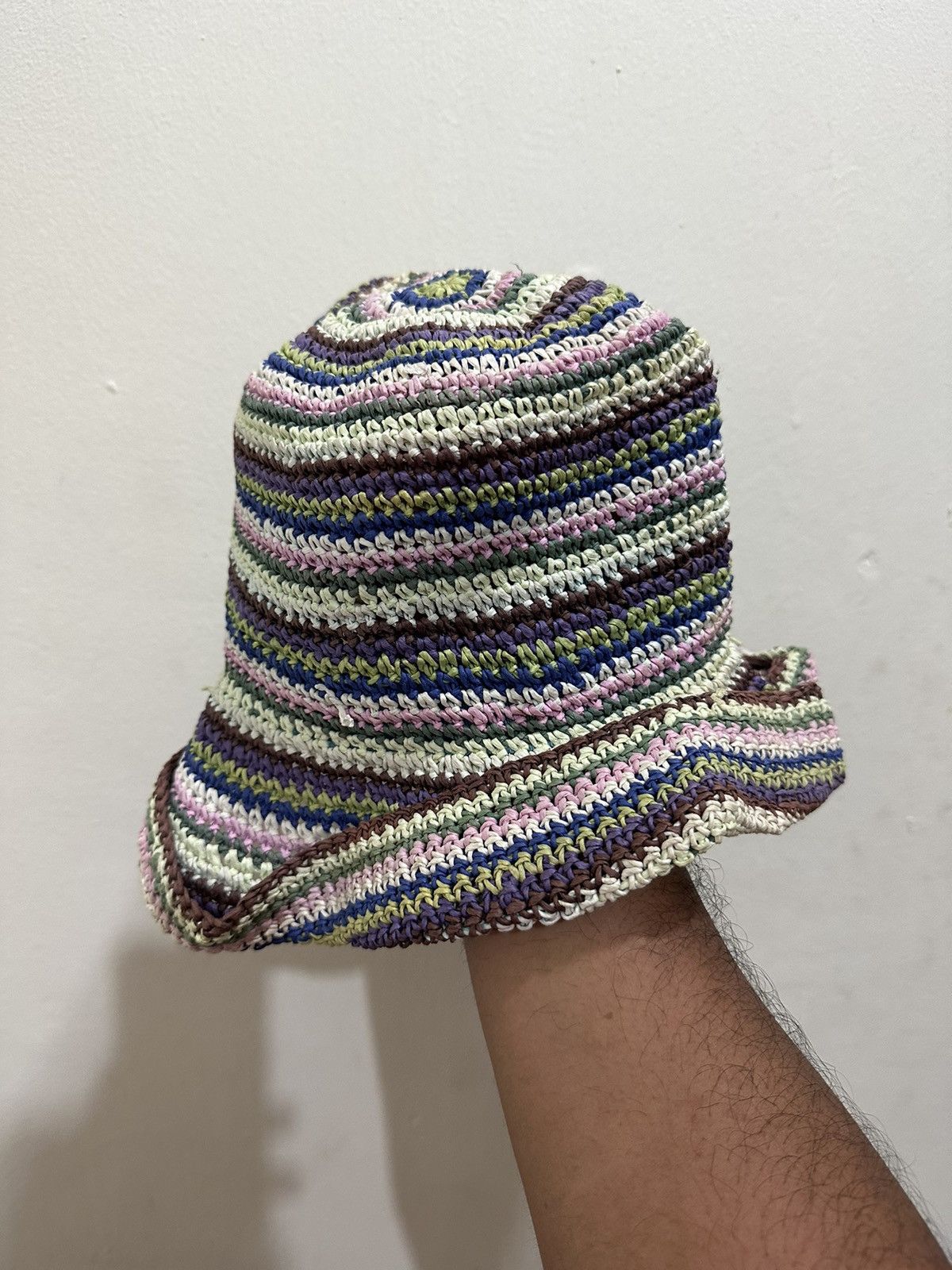 Gap 🔥Vintage🔥 GAP Crocheted Bucket Hat Size ONE SIZE - 3 Thumbnail