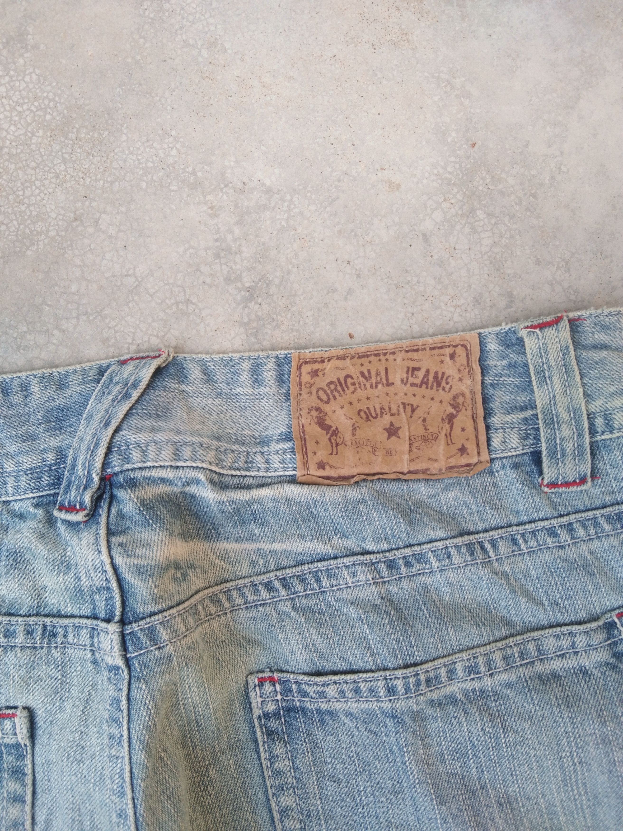 Japanese Brand × Jean × Vintage Colza Japanese Brand Rusty Wash Distressed Jeans 31x29 Size US 31 - 3 Thumbnail
