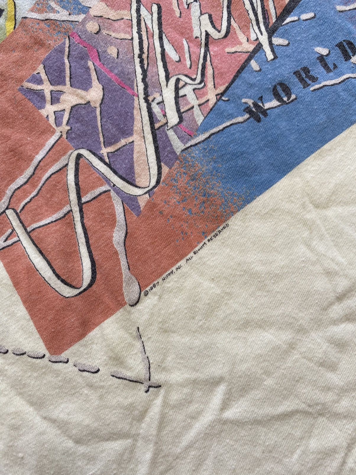 Band Tees × Vintage Vintage Whitney Houston Moment Of Truth World Tour 1987 tee Size US XL / EU 56 / 4 - 3 Thumbnail