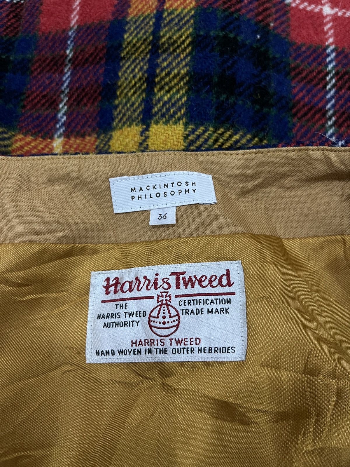 Harris Tweed × Mackintosh (Fff). MACKINTOSH PHILOSOPHY X HARRIS TWEED HYPEBEAST SKIRT Size 28" / US 6 / IT 42 - 7 Thumbnail