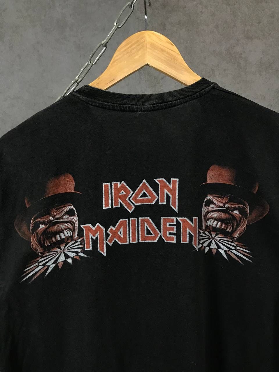 Band Tees × Iron Maiden × Vintage Iron Maiden vintage rock band overprinted tee Size US S / EU 44-46 / 1 - 5 Thumbnail