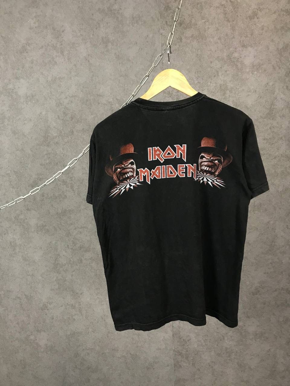 Band Tees × Iron Maiden × Vintage Iron Maiden vintage rock band overprinted tee Size US S / EU 44-46 / 1 - 4 Thumbnail