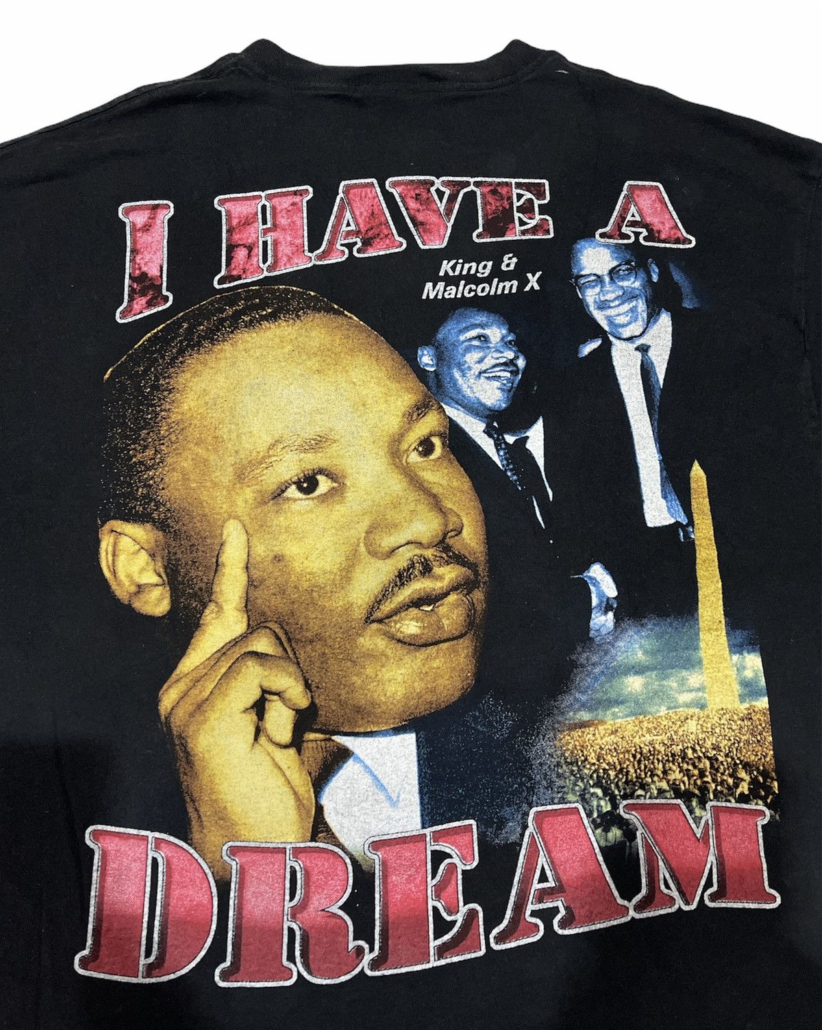 Band Tees Vintage Martin Luther King jr King & Malcom x rap tees Size US XL / EU 56 / 4 - 2 Thumbnail