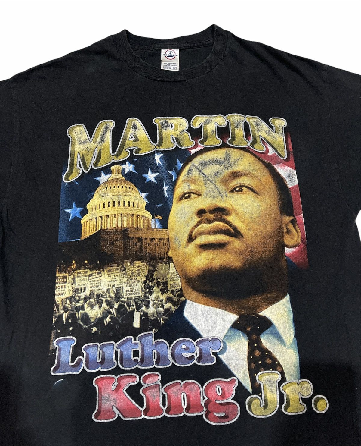 Band Tees Vintage Martin Luther King jr King & Malcom x rap tees Size US XL / EU 56 / 4 - 5 Thumbnail