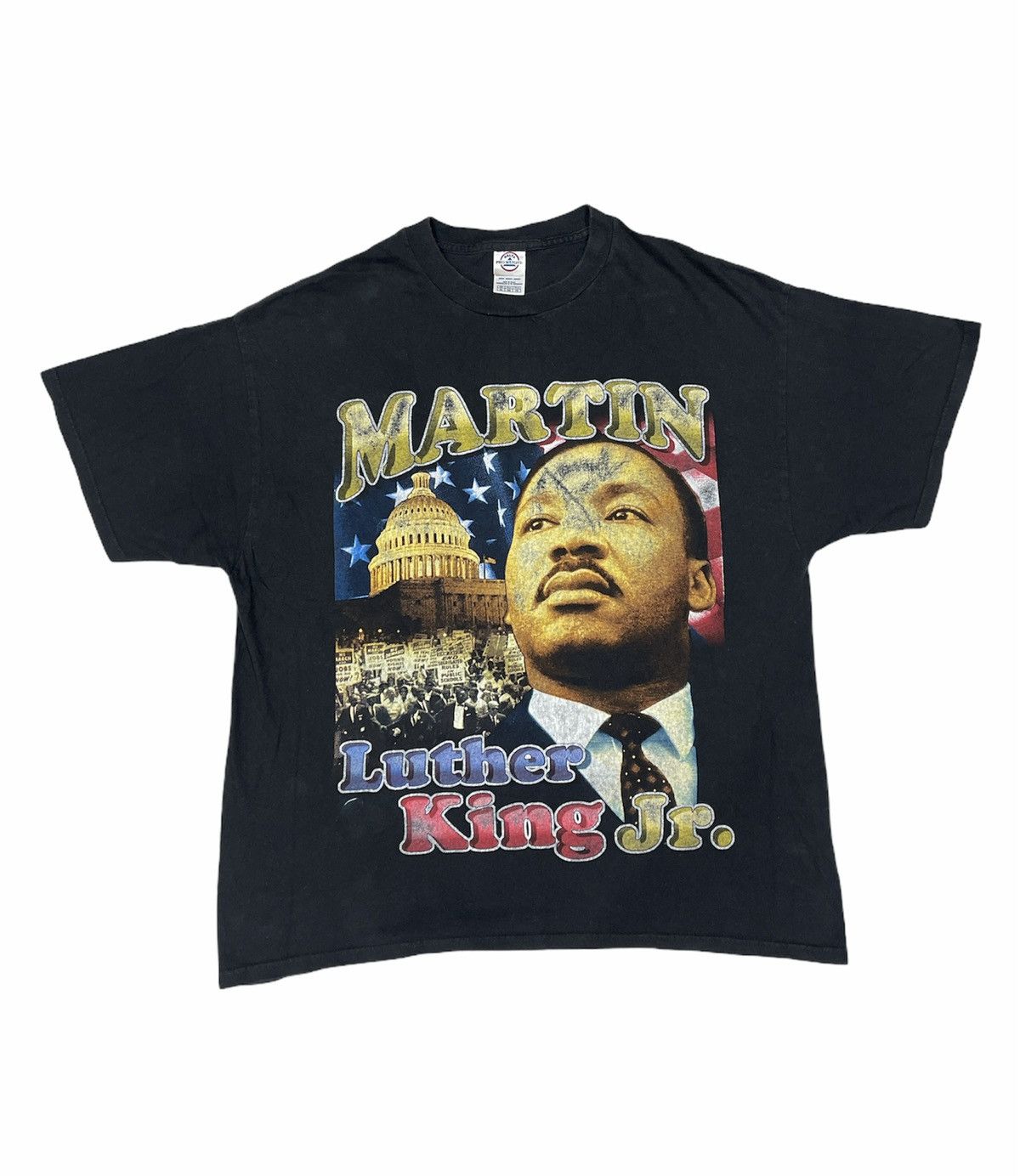 Band Tees Vintage Martin Luther King jr King & Malcom x rap tees Size US XL / EU 56 / 4 - 4 Thumbnail