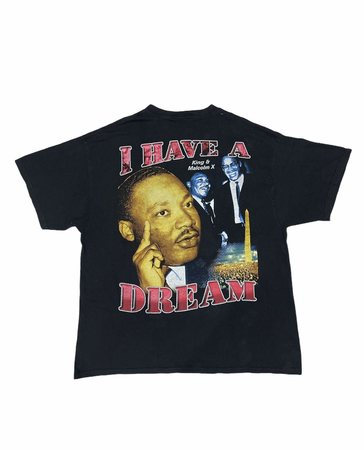 Band Tees Vintage Martin Luther King jr King & Malcom x rap tees Size US XL / EU 56 / 4 - 1 Thumbnail