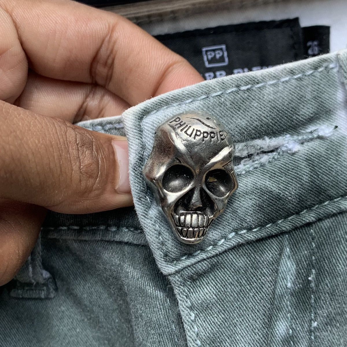 Philipp Plein 🔥Distressed🔥Philipp Plein Rock Star Pants Size US 27 - 15 Thumbnail