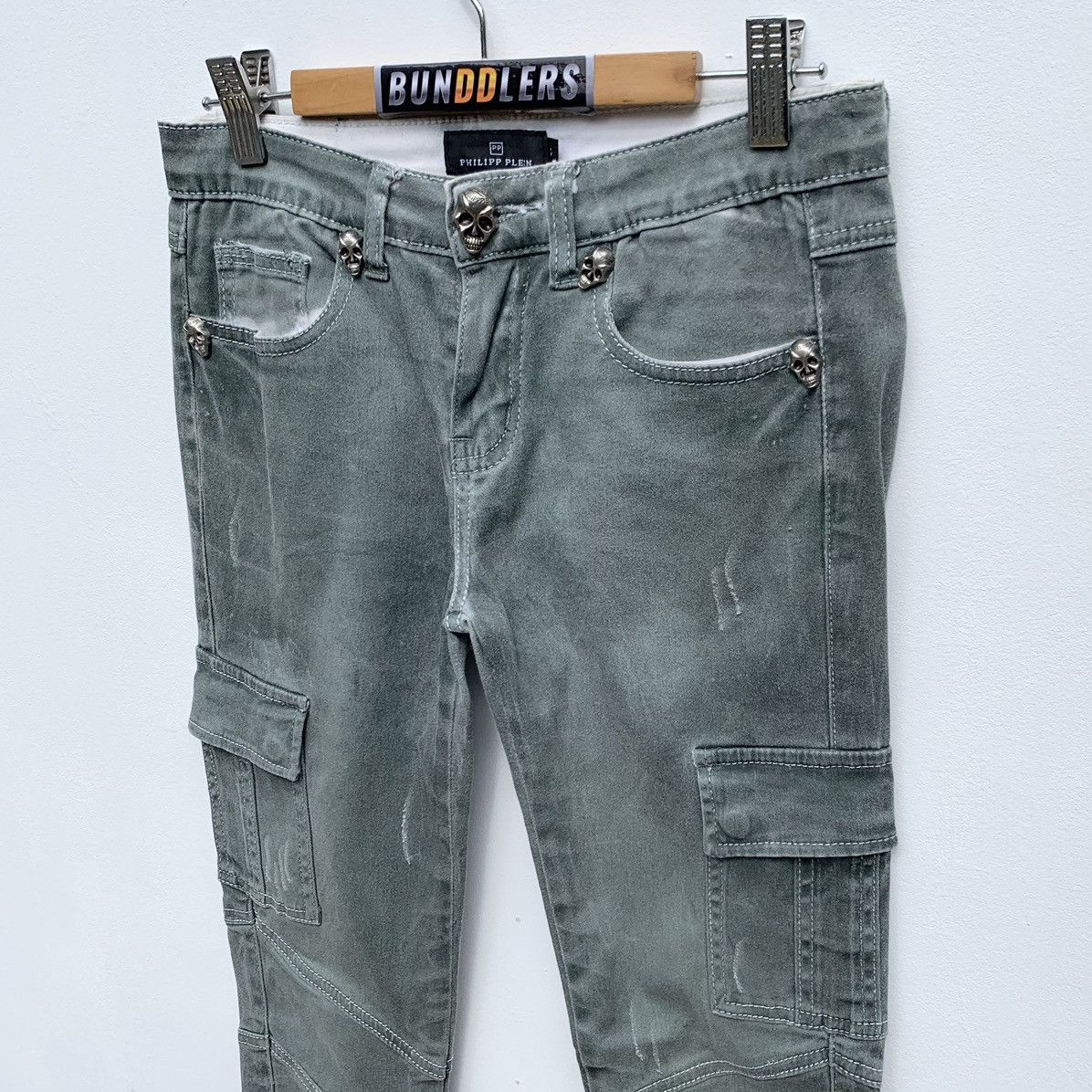 Philipp Plein 🔥Distressed🔥Philipp Plein Rock Star Pants Size US 27 - 8 Thumbnail