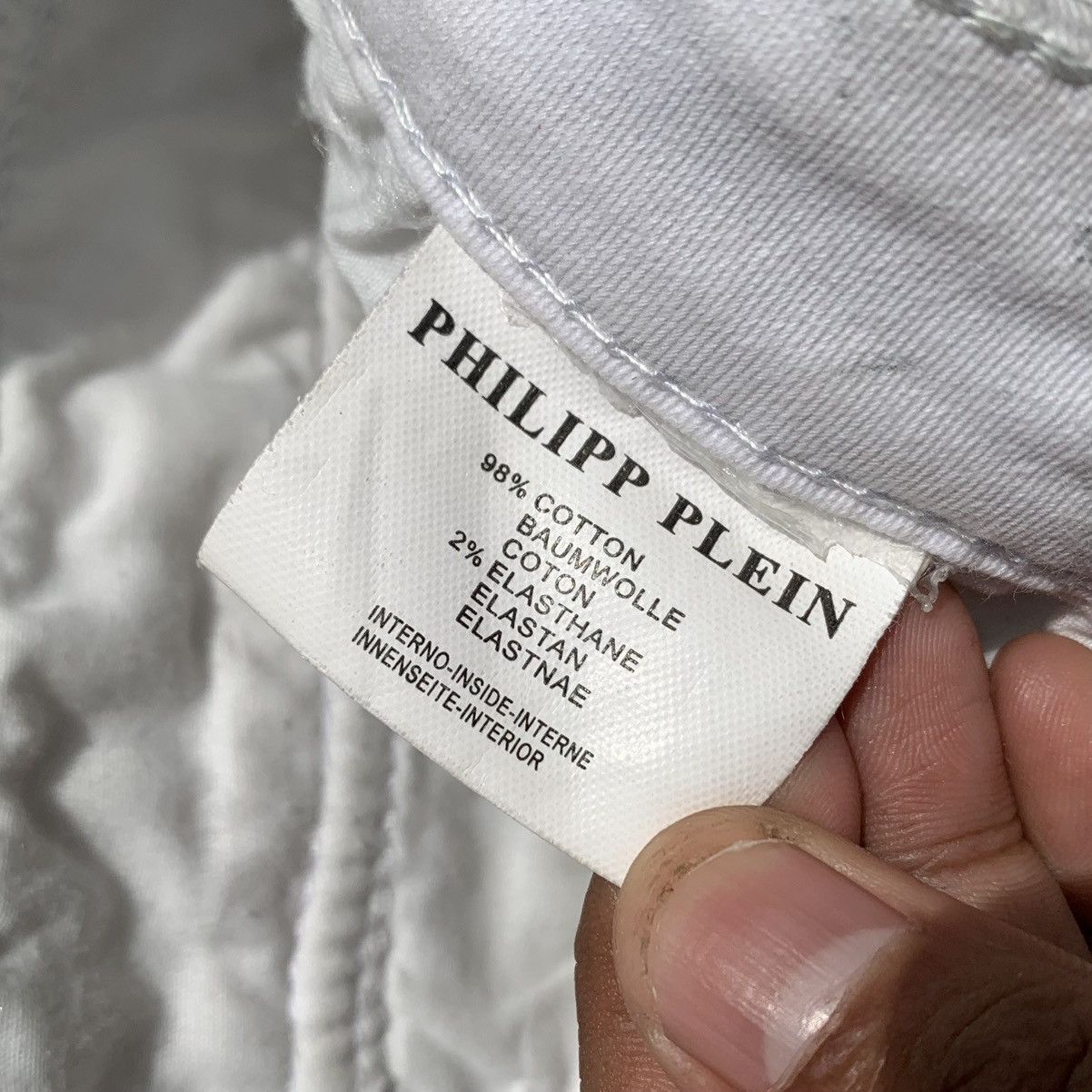 Philipp Plein 🔥Distressed🔥Philipp Plein Rock Star Pants Size US 27 - 20 Thumbnail