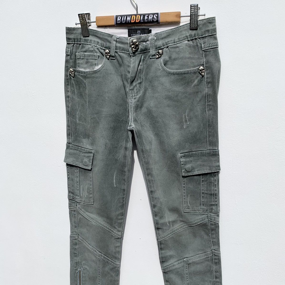 Philipp Plein 🔥Distressed🔥Philipp Plein Rock Star Pants Size US 27 - 10 Thumbnail