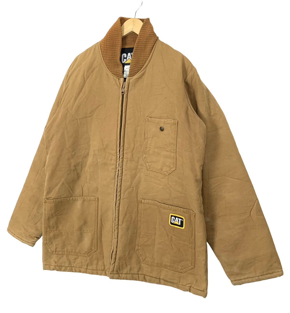 Caterpillar Vintage Cat by Caterpillar Duck Canvas Workers Jacket Size L Size US L / EU 52-54 / 3 - 4 Thumbnail