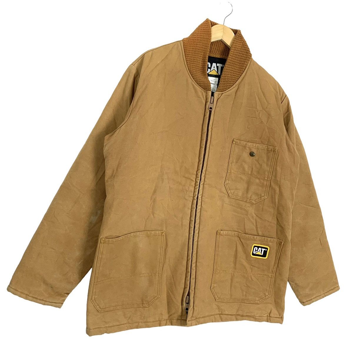 Caterpillar Vintage Cat by Caterpillar Duck Canvas Workers Jacket Size L Size US L / EU 52-54 / 3 - 3 Thumbnail