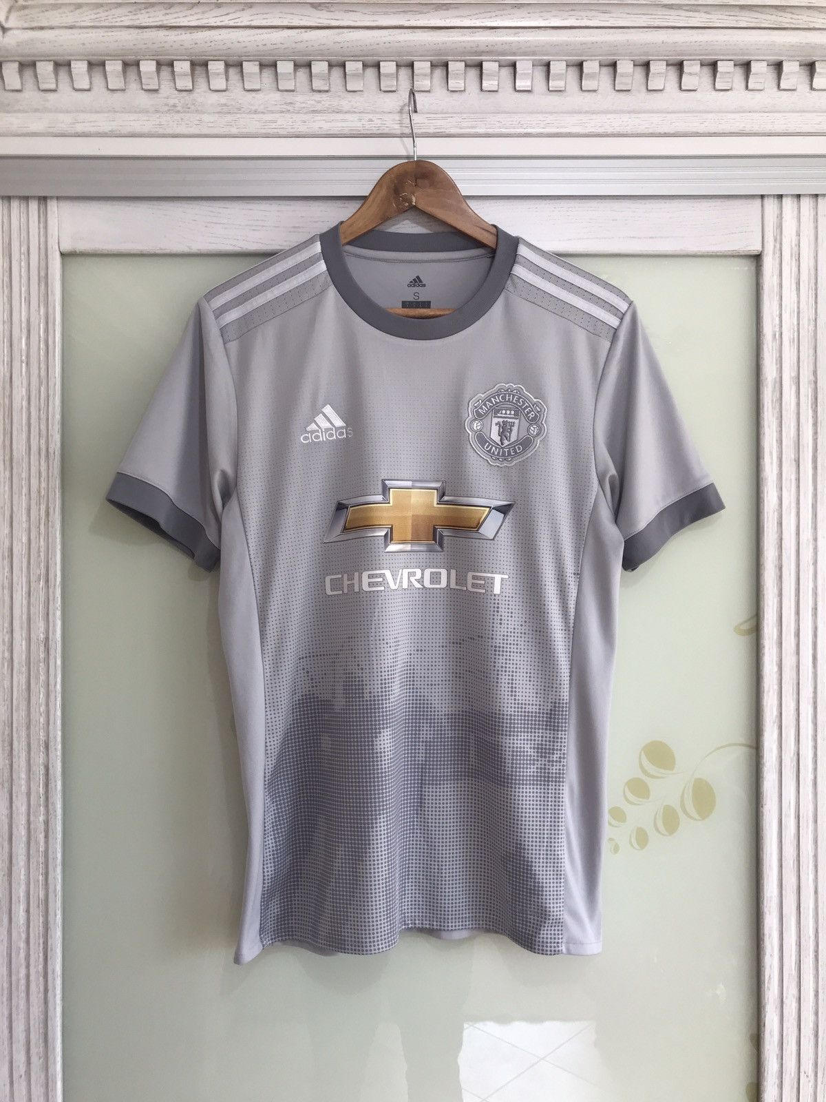 Adidas Manchester United 2017-2018 Away Soccer Jersey Football Kit Size US S / EU 44-46 / 1 - 1 Thumbnail