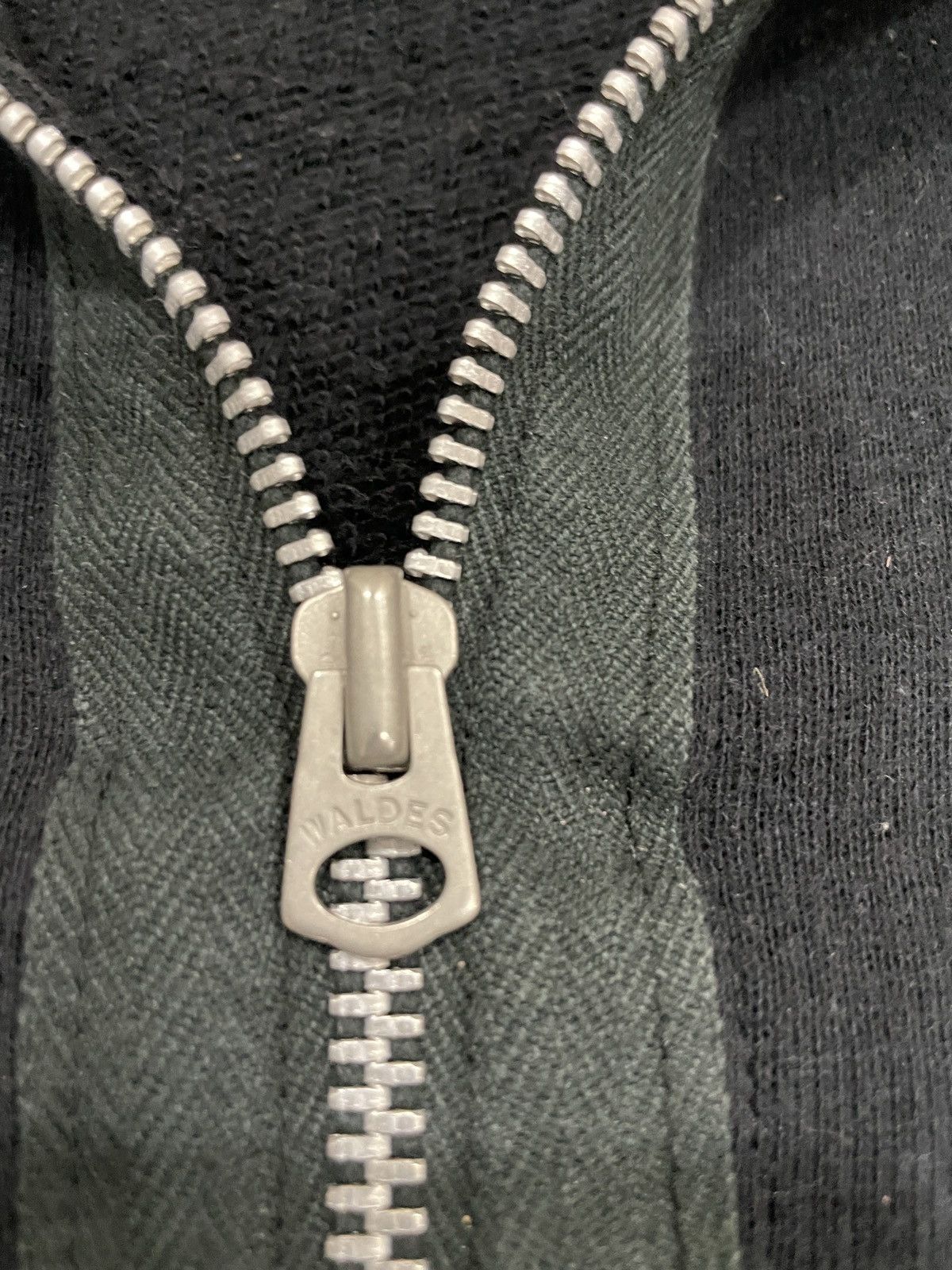 Neighborhood Neighborhood NBHD Japan Black Icon Waldes Zip Faded Hooded Size US L / EU 52-54 / 3 - 6 Thumbnail