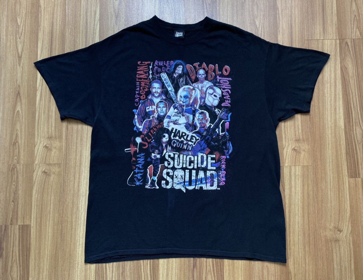 Marvel Comics Y2K Suicide Squad Movie T Shirt Tee Batman Joker Spider Man Size US XL / EU 56 / 4 - 1 Thumbnail